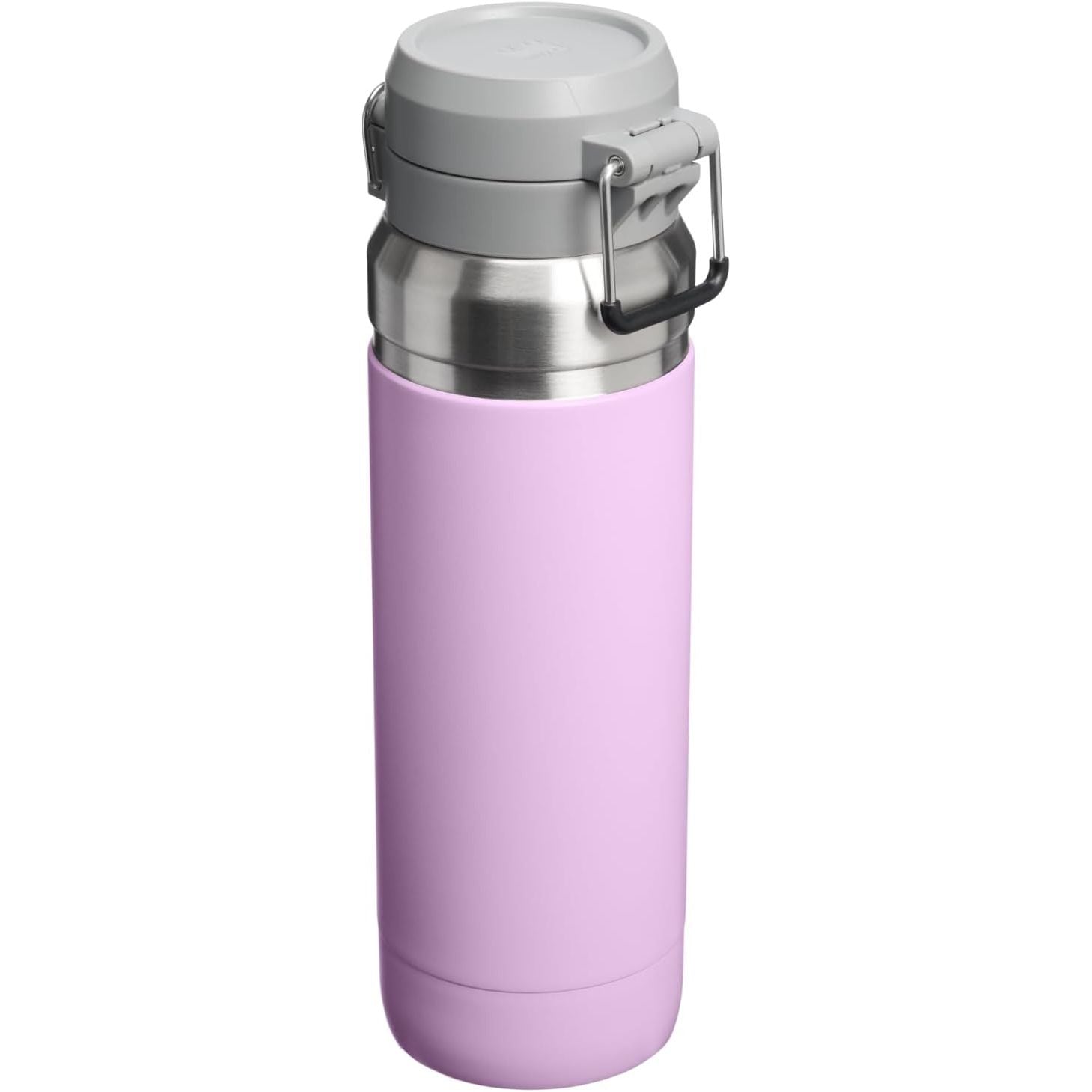 STANLEY Quick Flip GO Wasserflasche 1L | Druckknopfverschluss | Auslaufsicher und kompakt für Reisen und Sport | Isolierter Edelstahl | BPA-frei | Soft Orchid