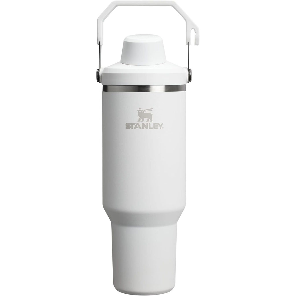 Stanley IceFlow 2.0 Fast Flow Becher mit Griff 887 ml | Angeschrägter Ausgießerdeckel zum Drehen | Auslaufsichere Trinkflasche | Isolierter Edelstahl | BPA-frei | Frost