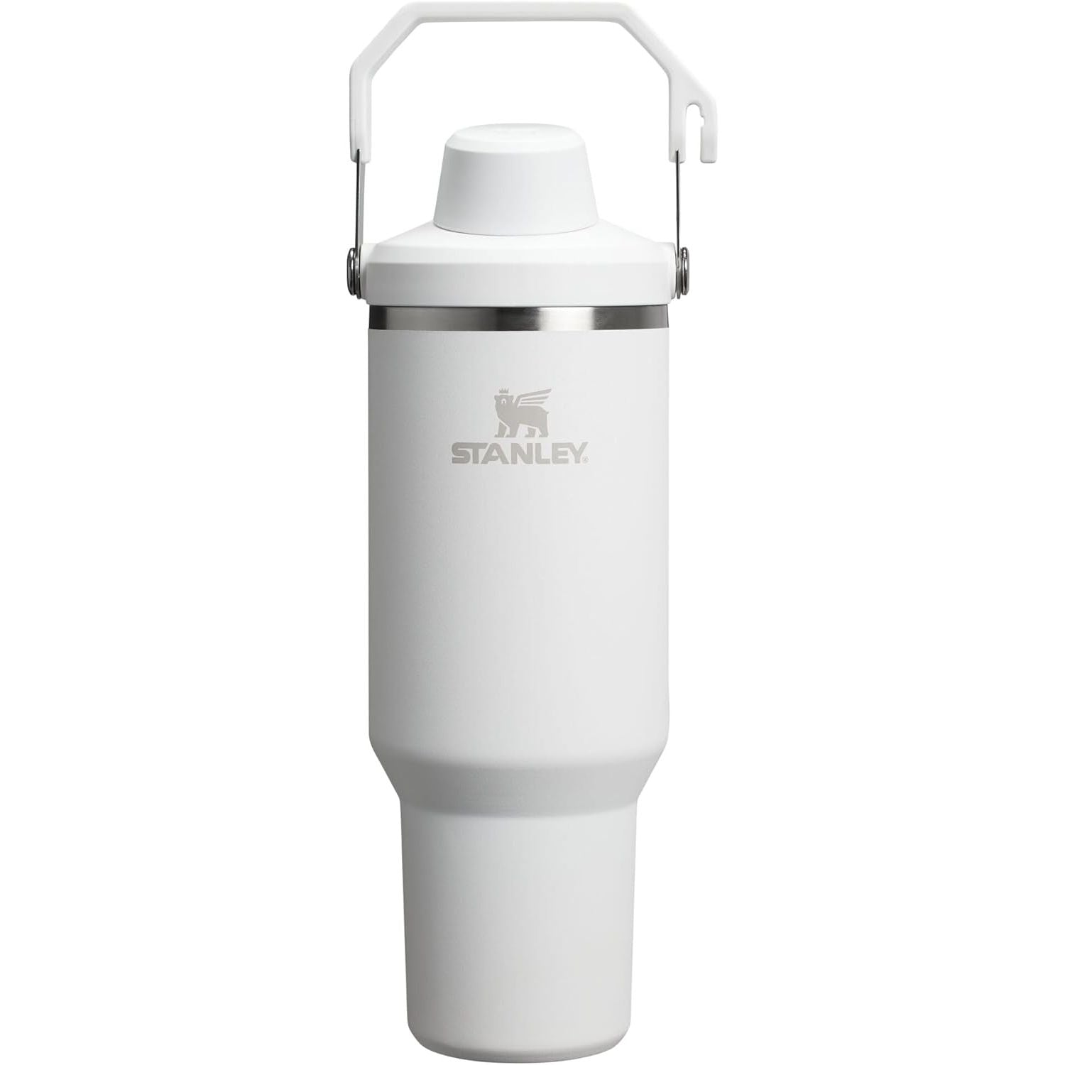 Stanley IceFlow 2.0 Fast Flow Becher mit Griff 887 ml | Angeschrägter Ausgießerdeckel zum Drehen | Auslaufsichere Trinkflasche | Isolierter Edelstahl | BPA-frei | Frost