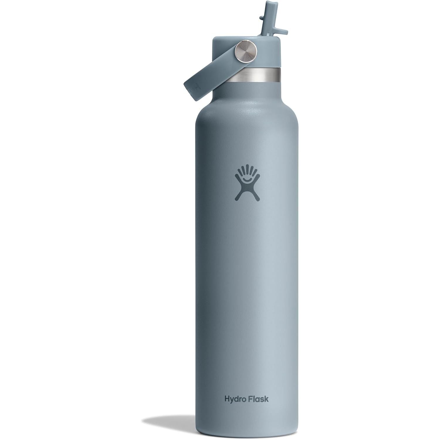 Hydro Flask Wasserflasche – isolierter Edelstahl – Strohhalmverschluss, auslaufsicher, tropfsicher in 24 Oz Capri Blue