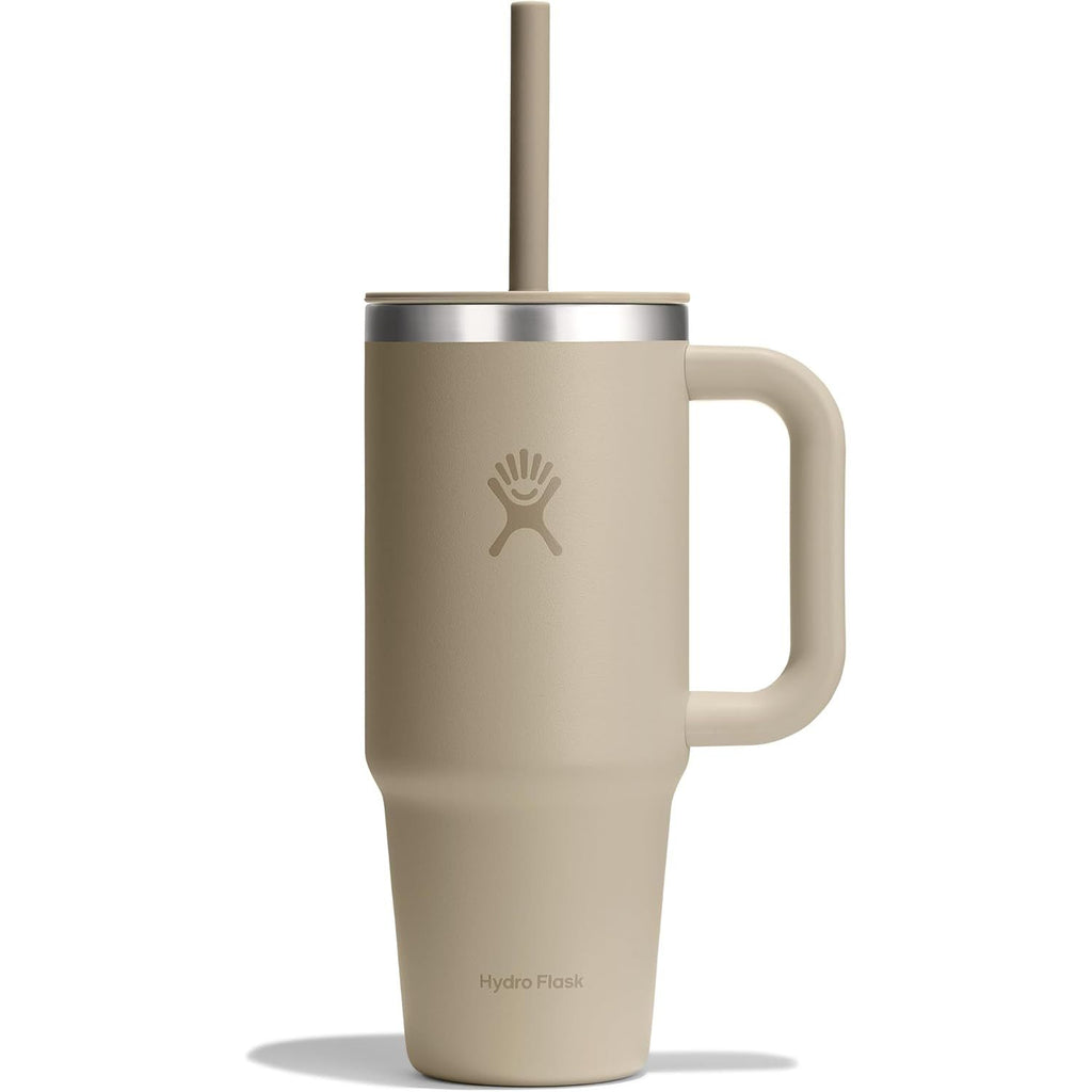 Hydro Flask Travel Tumbler mit Griff, Deckel und Trinkhalm – Isolierter Edelstahl, 40 Oz Trillium