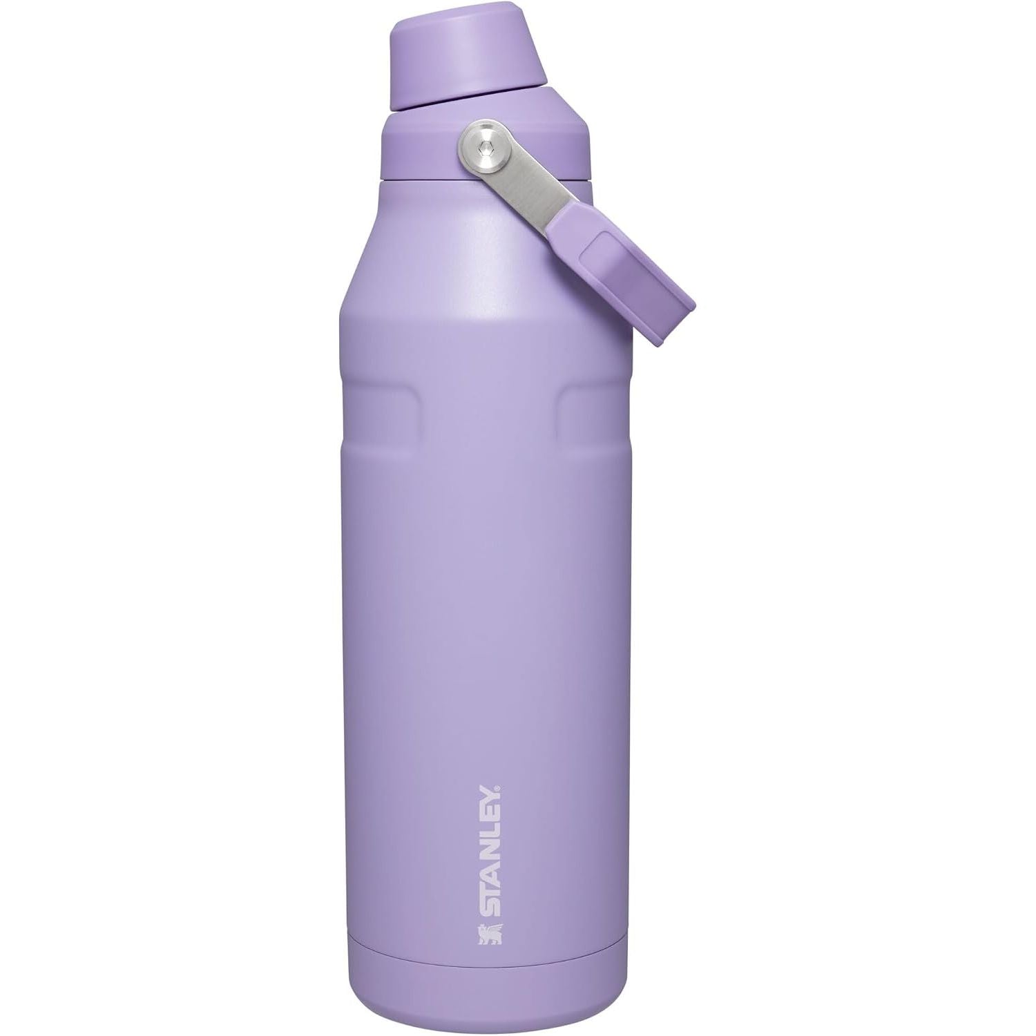 Stanley IceFlow Fast Flow Wasserflasche 709 ml | Abgewinkelter Ausgießerdeckel | Leicht und auslaufsicher für Reisen und Sport | Isolierter Edelstahl | BPA-frei | Rosenquarz