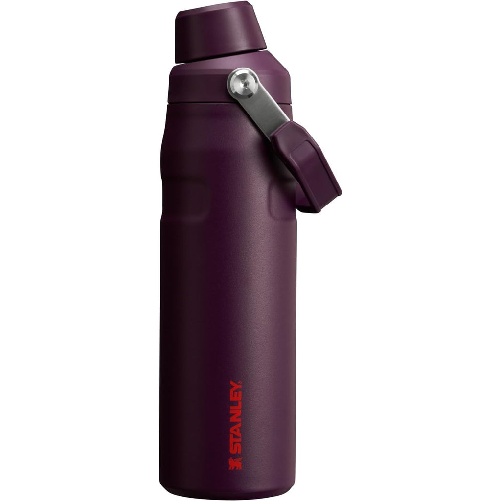 Stanley IceFlow Fast Flow Wasserflasche 709 ml | Abgewinkelter Ausgießerdeckel | Leicht und auslaufsicher für Reisen und Sport | Isolierter Edelstahl | BPA-frei | Rosenquarz