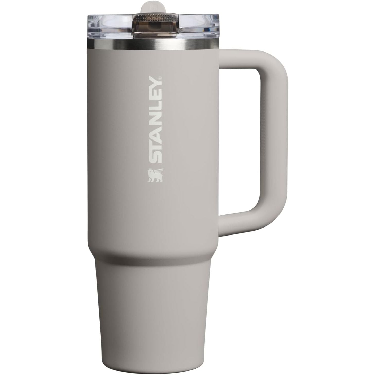 STANLEY Quencher ProTour Flip Straw Tumbler mit auslaufsicherem Deckel 1,2 Liter | Integrierter Strohhalm und Griff | Passt in Becherhalter für Reisen | Isolierter Edelstahlbecher | BPA-frei | Rosenquarz