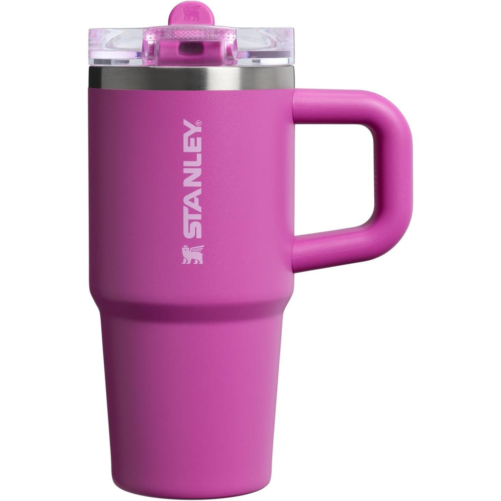 STANLEY Quencher ProTour Flip Straw Tumbler mit auslaufsicherem Deckel 1,2 Liter | Integrierter Strohhalm und Griff | Passt in Becherhalter für Reisen | Isolierter Edelstahlbecher | BPA-frei | Rosenquarz