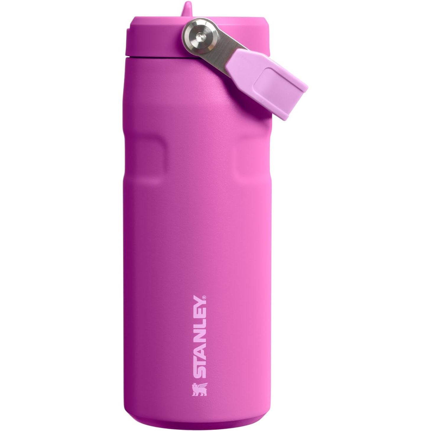 Stanley IceFlow Flip Straw 2.0 Wasserflasche 709 ml | Integrierter Strohhalm mit größerer Öffnung | Leicht und auslaufsicher | Isolierter Edelstahl | BPA-frei | Twilight