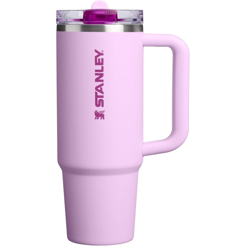 STANLEY Quencher ProTour Flip Straw Tumbler mit auslaufsicherem Deckel 1,2 Liter | Integrierter Strohhalm und Griff | Passt in Becherhalter für Reisen | Isolierter Edelstahlbecher | BPA-frei | Rosenquarz