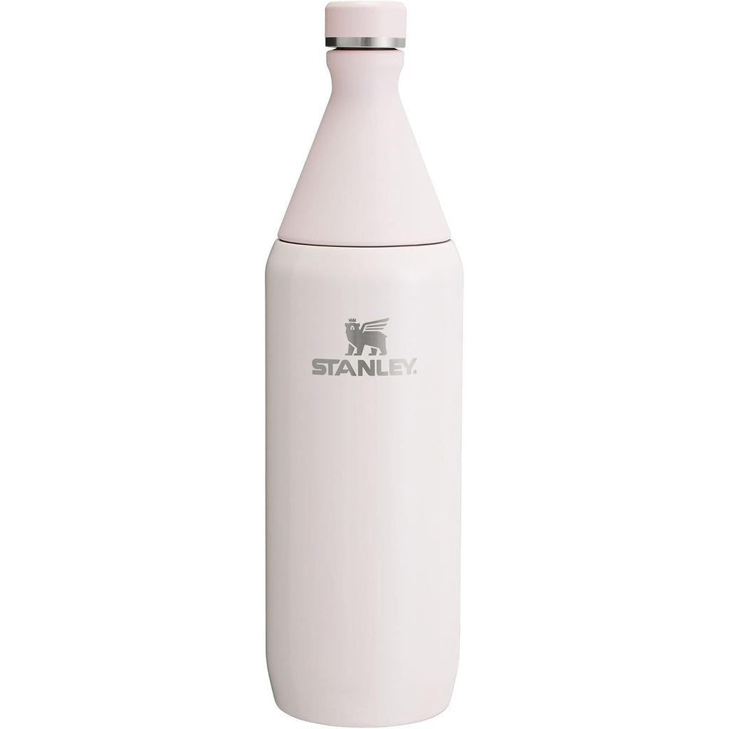 Stanley All Day Slim Bottle 20 oz | Schraubdeckel mit auslaufsicherer Dichtung | Schlankes Design für Reisen und Sport | Isolierter Edelstahl | BPA-frei | Creme