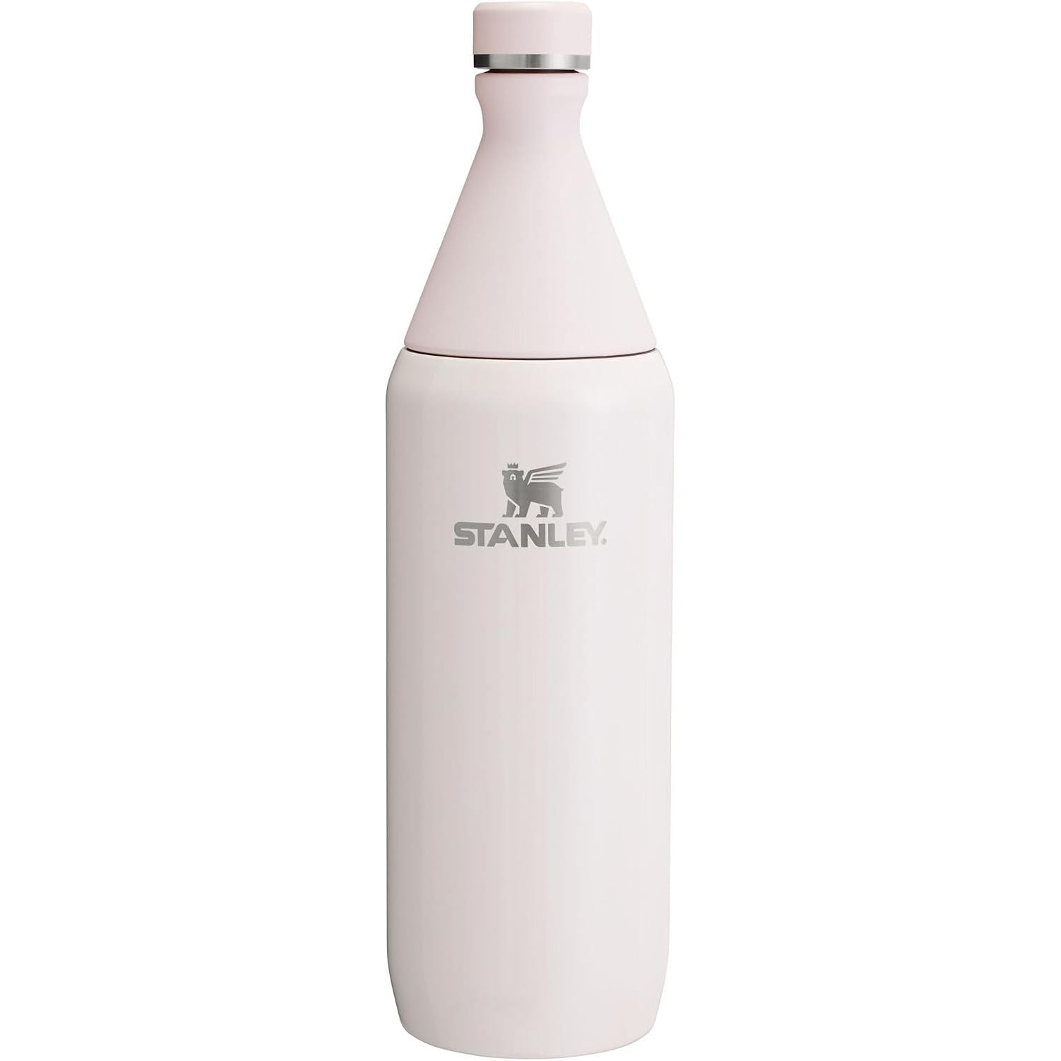 Stanley All Day Slim Bottle 20 oz | Schraubdeckel mit auslaufsicherer Dichtung | Schlankes Design für Reisen und Sport | Isolierter Edelstahl | BPA-frei | Creme