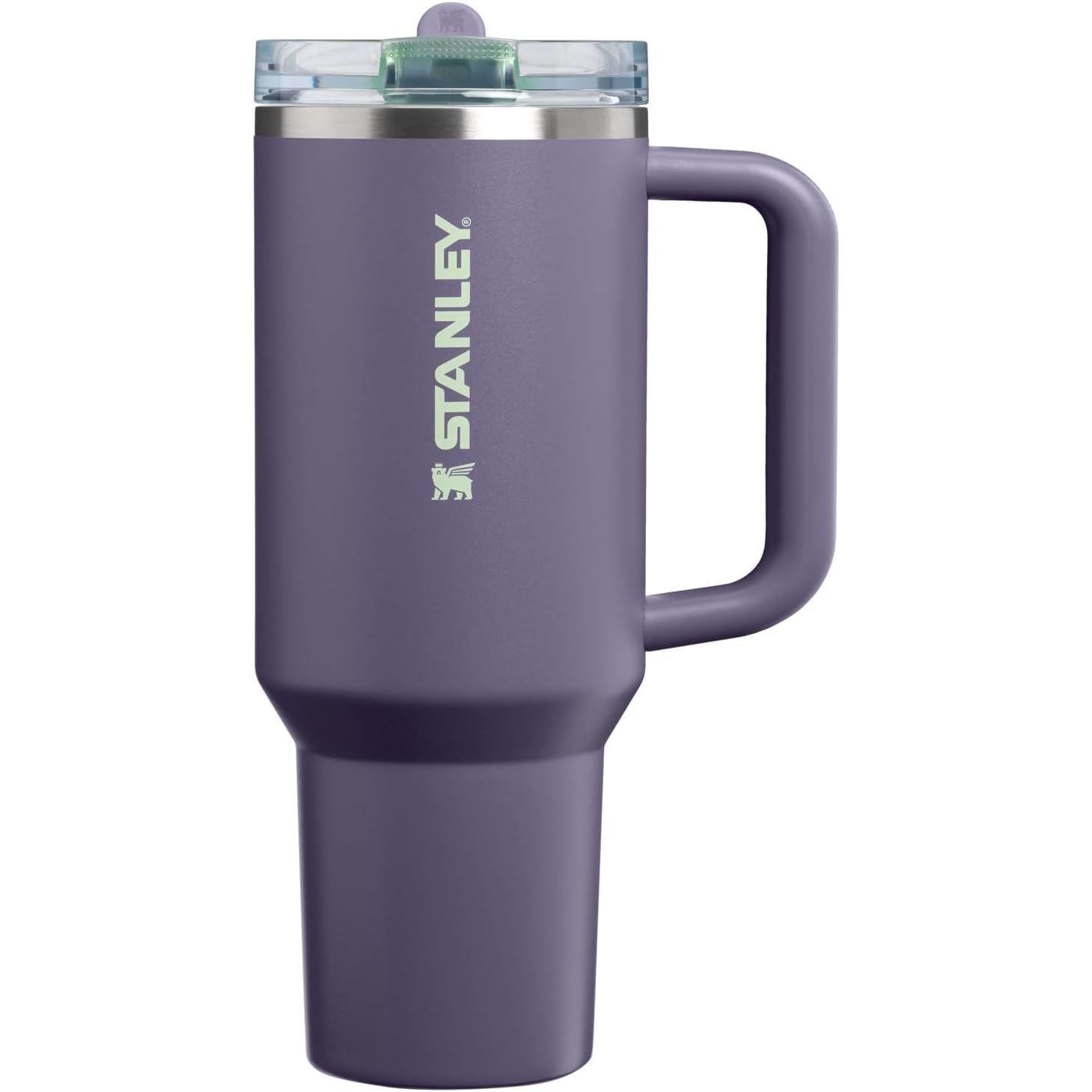 STANLEY Quencher ProTour Flip Straw Tumbler mit auslaufsicherem Deckel 1,2 Liter | Integrierter Strohhalm und Griff | Passt in Becherhalter für Reisen | Isolierter Edelstahlbecher | BPA-frei | Rosenquarz