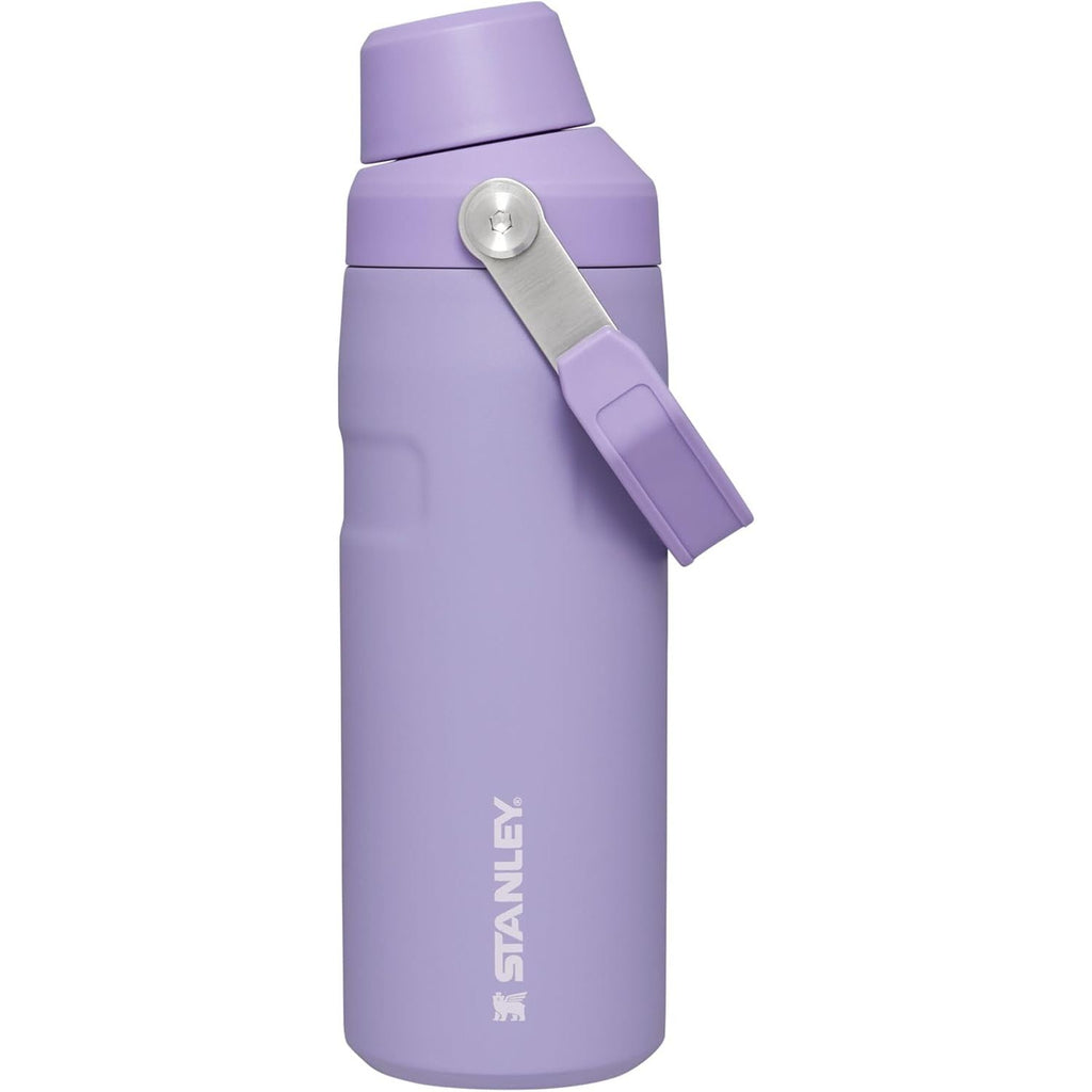 Stanley IceFlow Fast Flow Wasserflasche 709 ml | Abgewinkelter Ausgießerdeckel | Leicht und auslaufsicher für Reisen und Sport | Isolierter Edelstahl | BPA-frei | Rosenquarz