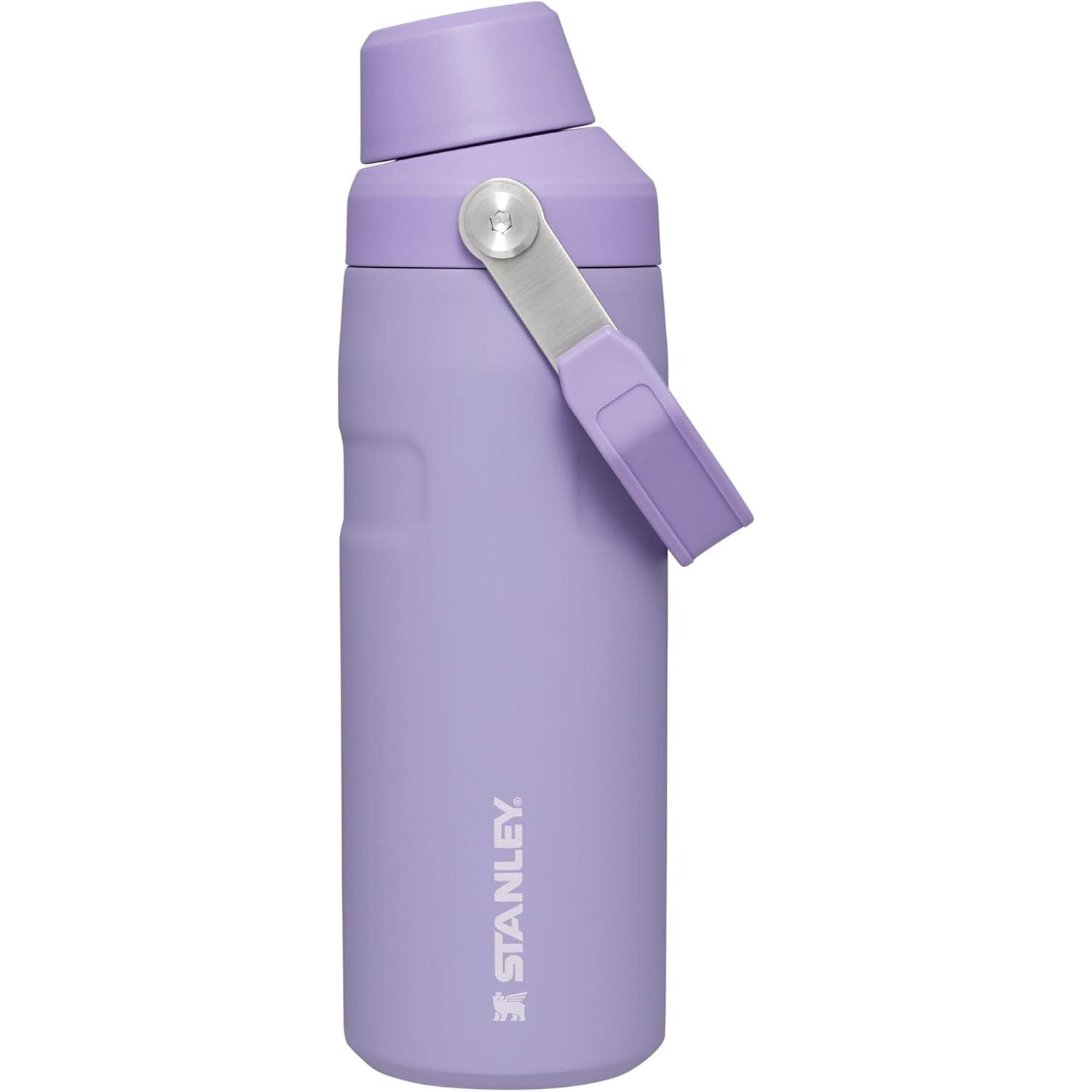 Stanley IceFlow Fast Flow Wasserflasche 709 ml | Abgewinkelter Ausgießerdeckel | Leicht und auslaufsicher für Reisen und Sport | Isolierter Edelstahl | BPA-frei | Rosenquarz