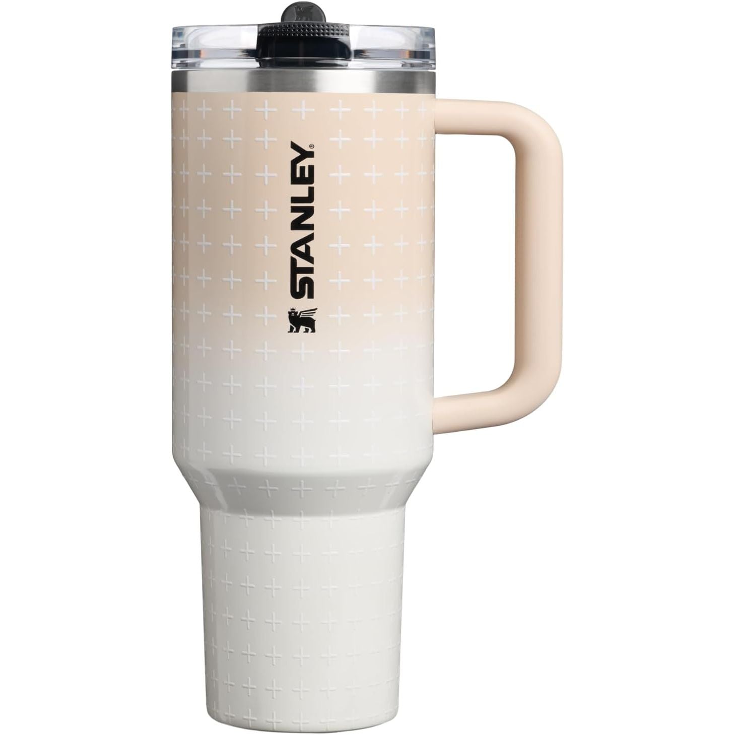 STANLEY Quencher ProTour Flip Straw Tumbler mit auslaufsicherem Deckel 1,2 Liter | Integrierter Strohhalm und Griff | Passt in Becherhalter für Reisen | Isolierter Edelstahlbecher | BPA-frei | Rosenquarz