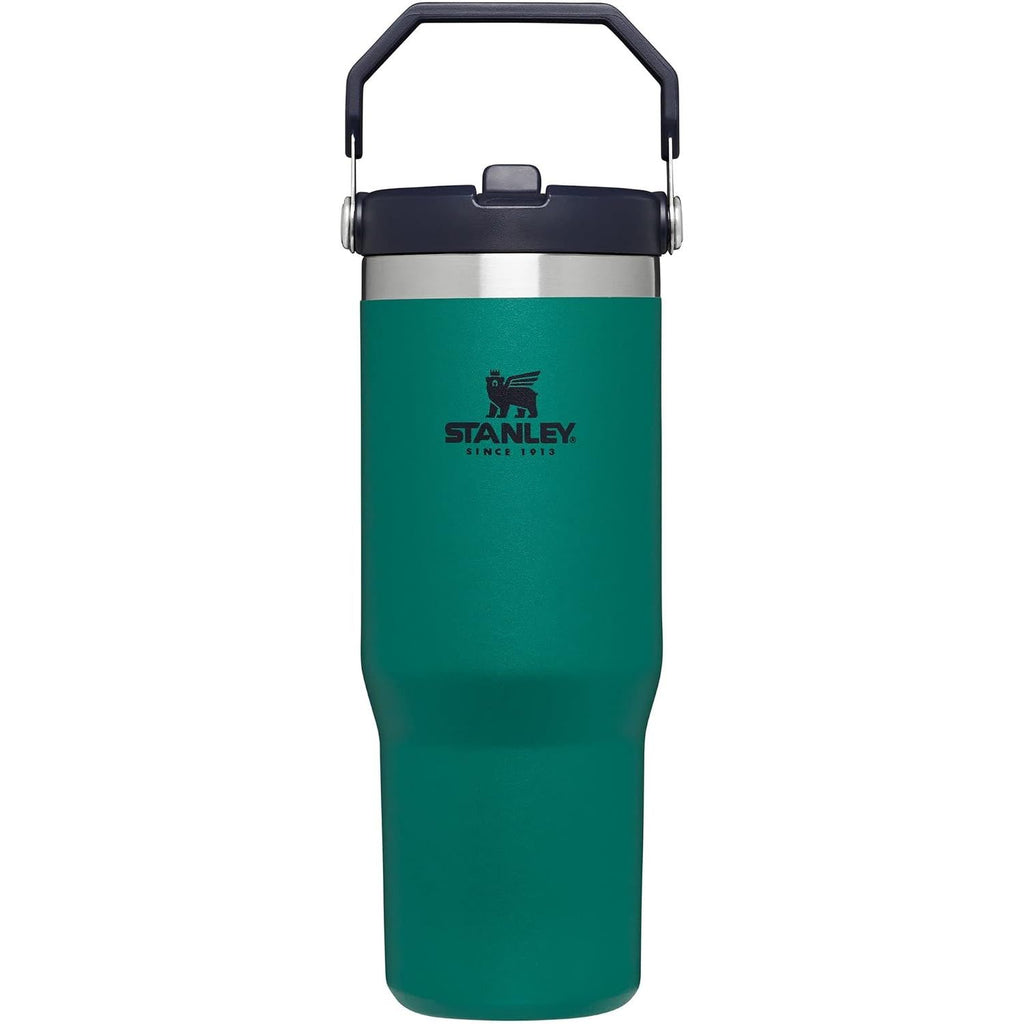 STANLEY IceFlow 2.0 Flip Straw Tumbler mit Griff 887 ml | Drehverschluss und Klappstrohhalm | Auslaufsichere Wasserflasche | Isolierter Edelstahl | BPA-frei | Rose Quarz 2.0