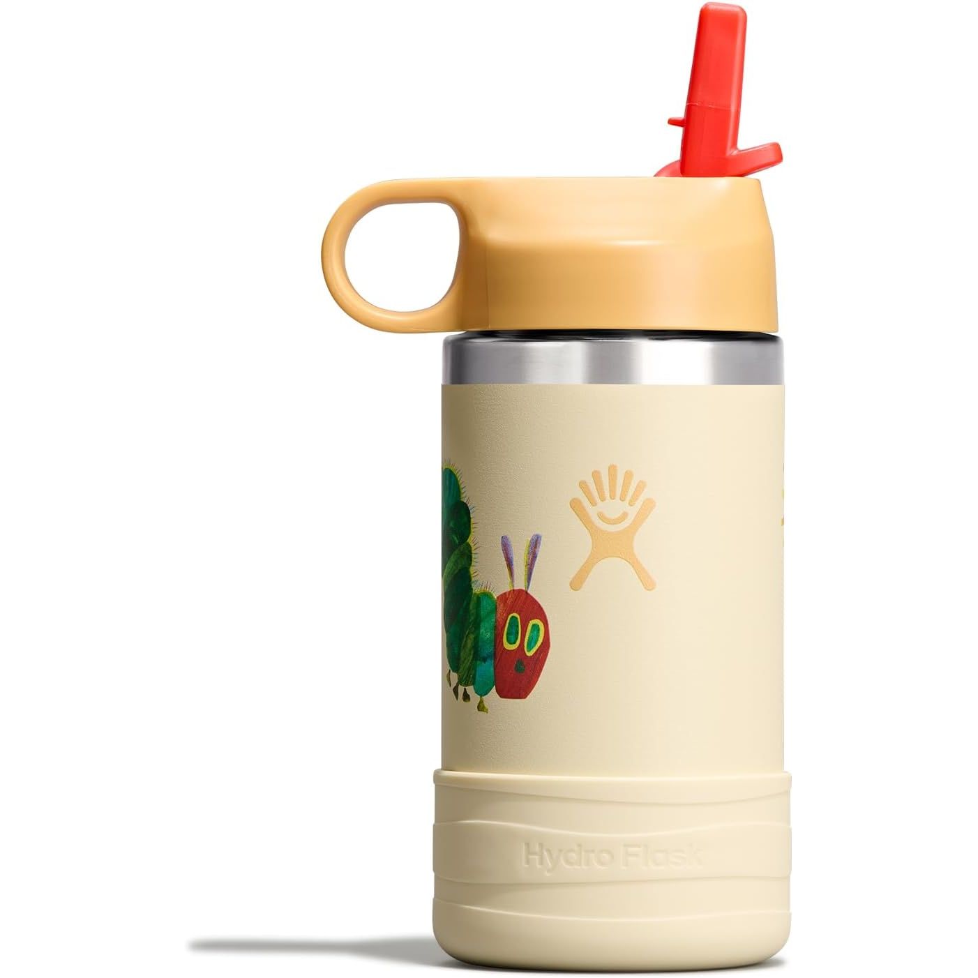Hydro Flask Kinder-Trinkflasche für die Schule - Edelstahl und isoliert mit Strohhalmverschluss - 355 ml in Seaspray Blue