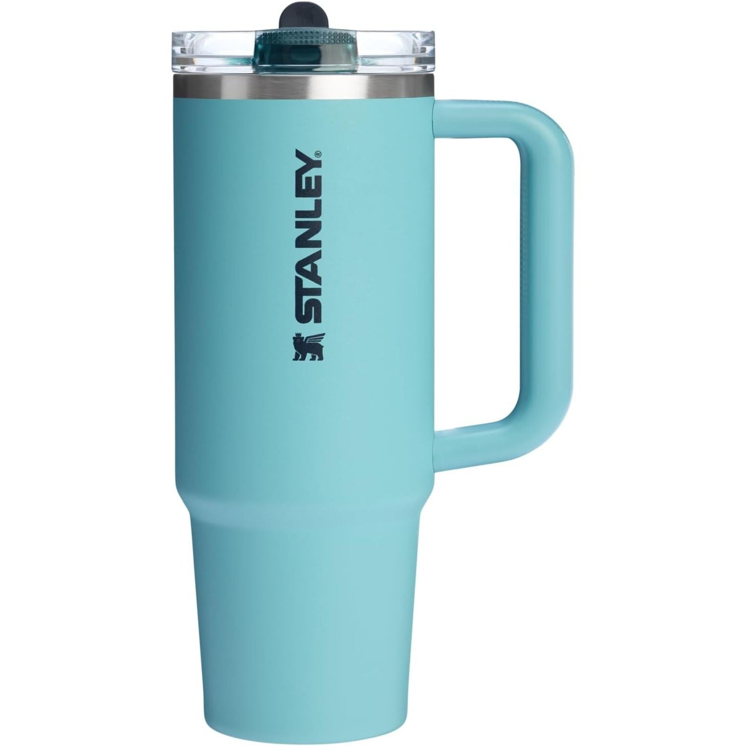 STANLEY Quencher ProTour Flip Straw Tumbler mit auslaufsicherem Deckel 1,2 Liter | Integrierter Strohhalm und Griff | Passt in Becherhalter für Reisen | Isolierter Edelstahlbecher | BPA-frei | Rosenquarz
