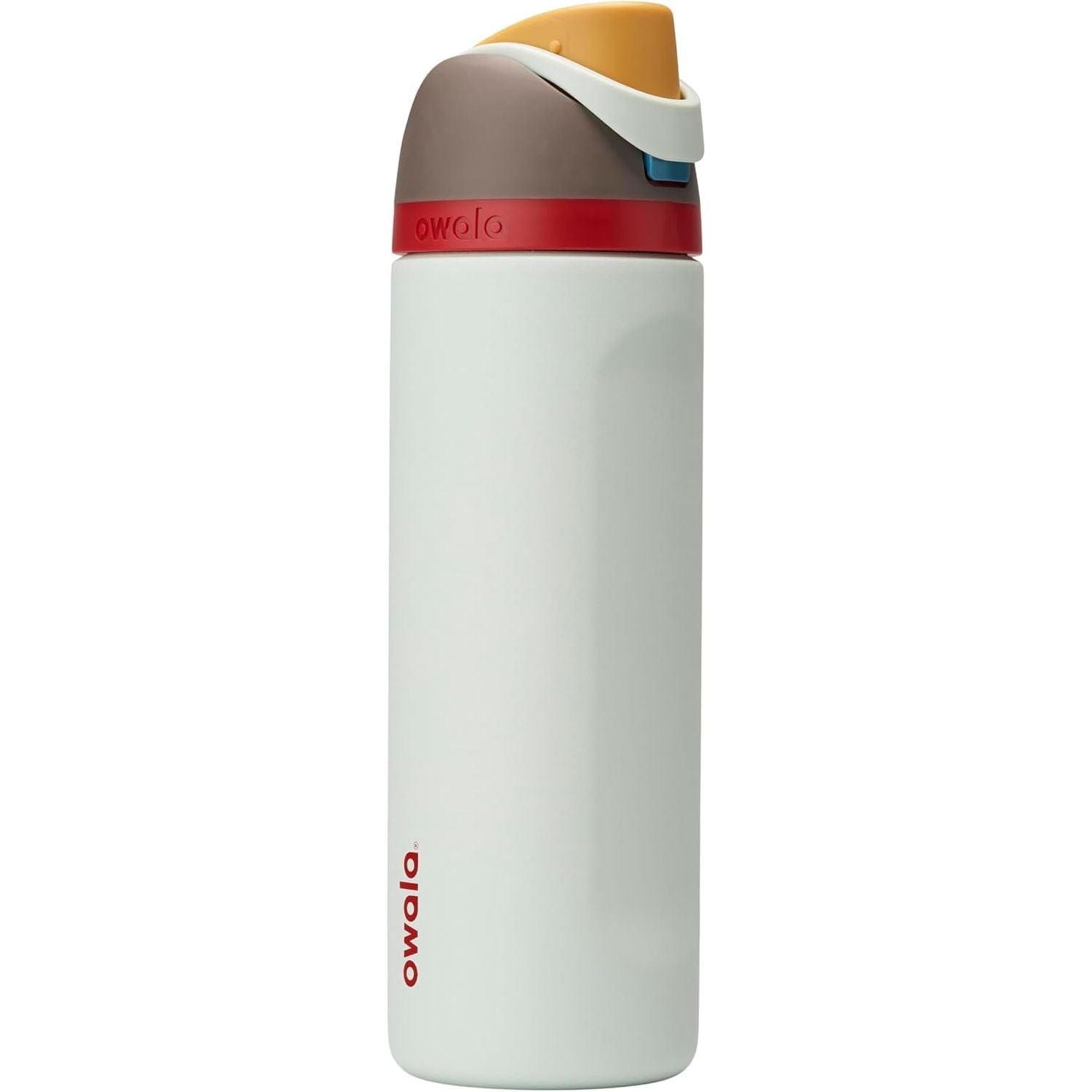 Owala FreeSip Isolierte Edelstahl-Wasserflasche mit Strohhalm für Sport und Reise, BPA-frei, 950 ml, Foggy Tide