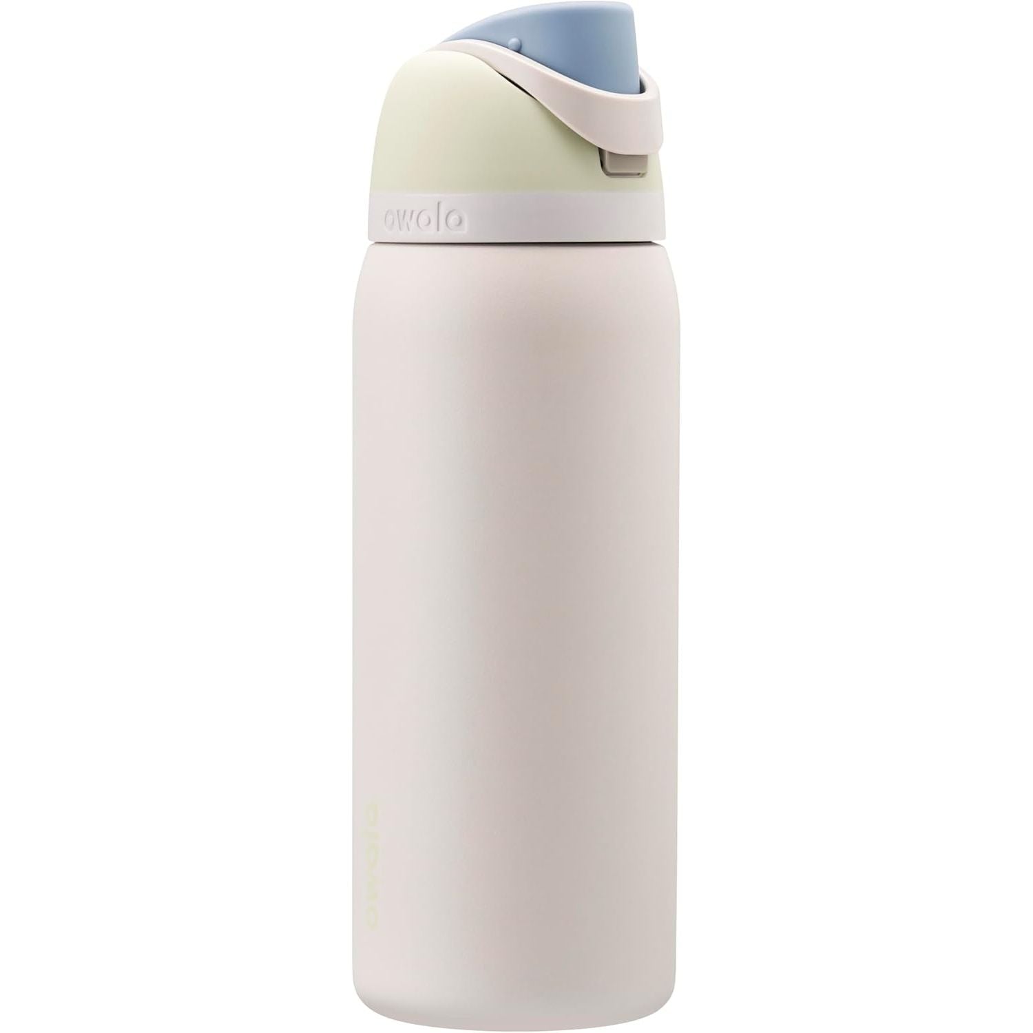 Owala FreeSip Isolierte Edelstahl-Wasserflasche mit Strohhalm für Sport und Reise, BPA-frei, 950 ml, Foggy Tide
