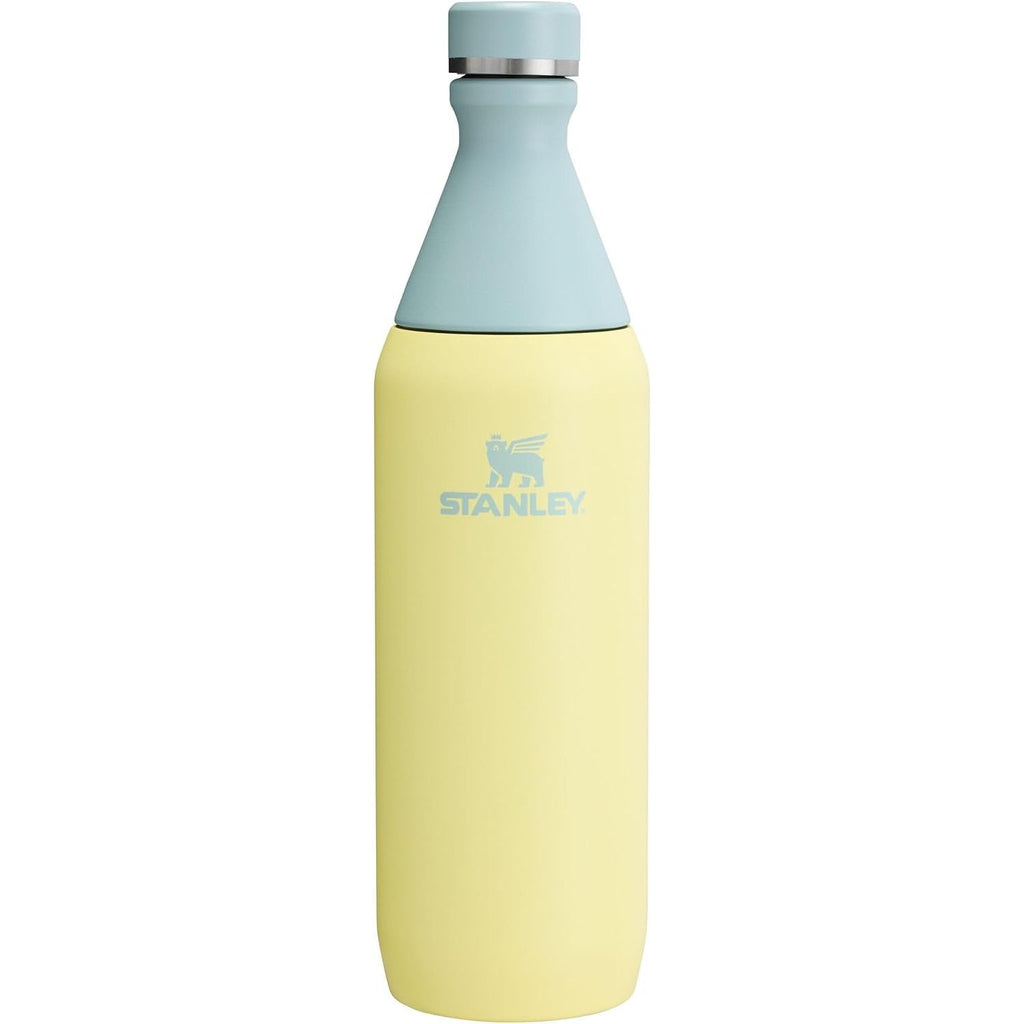 Stanley All Day Slim Bottle 20 oz | Schraubdeckel mit auslaufsicherer Dichtung | Schlankes Design für Reisen und Sport | Isolierter Edelstahl | BPA-frei | Creme