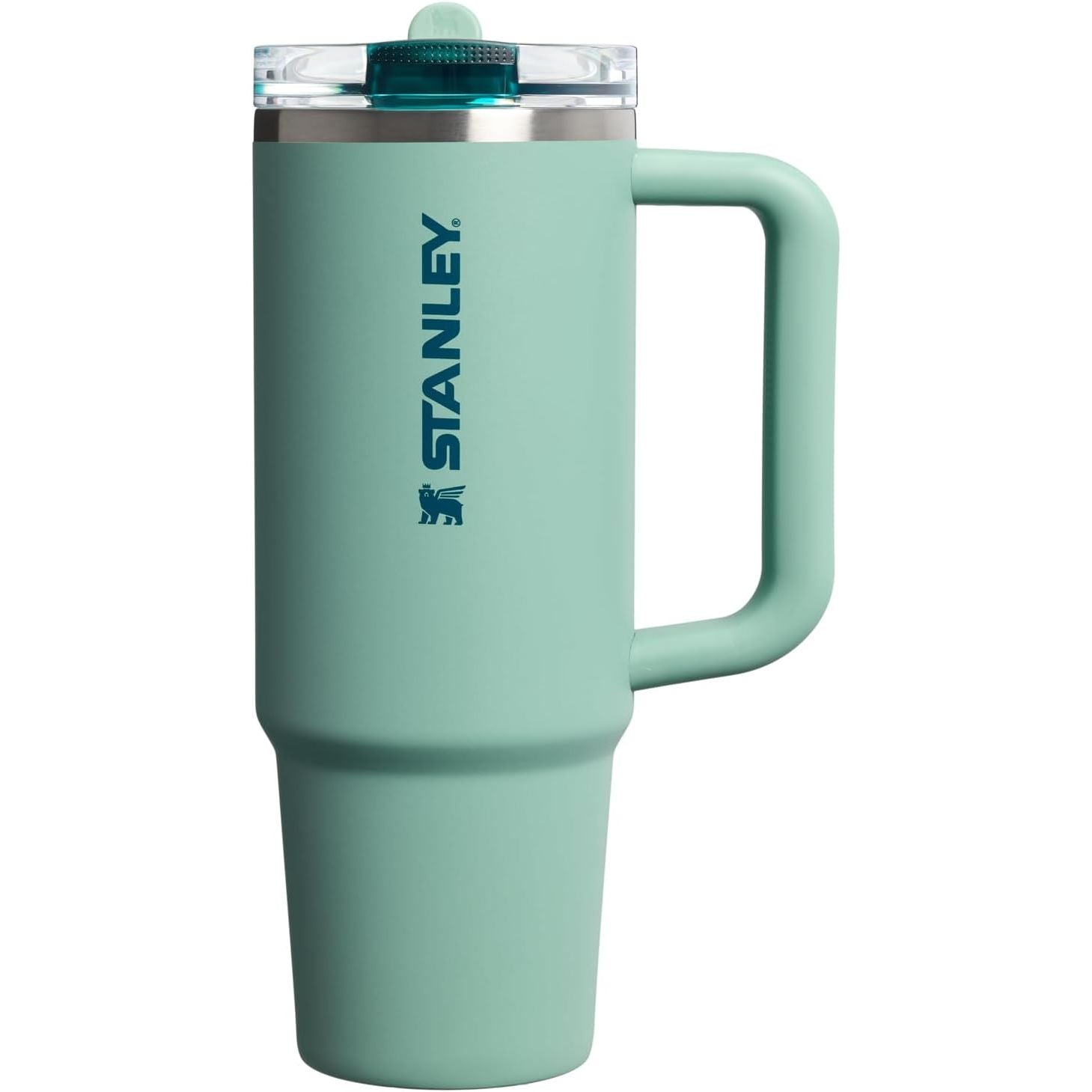 STANLEY Quencher ProTour Flip Straw Tumbler mit auslaufsicherem Deckel 1,2 Liter | Integrierter Strohhalm und Griff | Passt in Becherhalter für Reisen | Isolierter Edelstahlbecher | BPA-frei | Rosenquarz