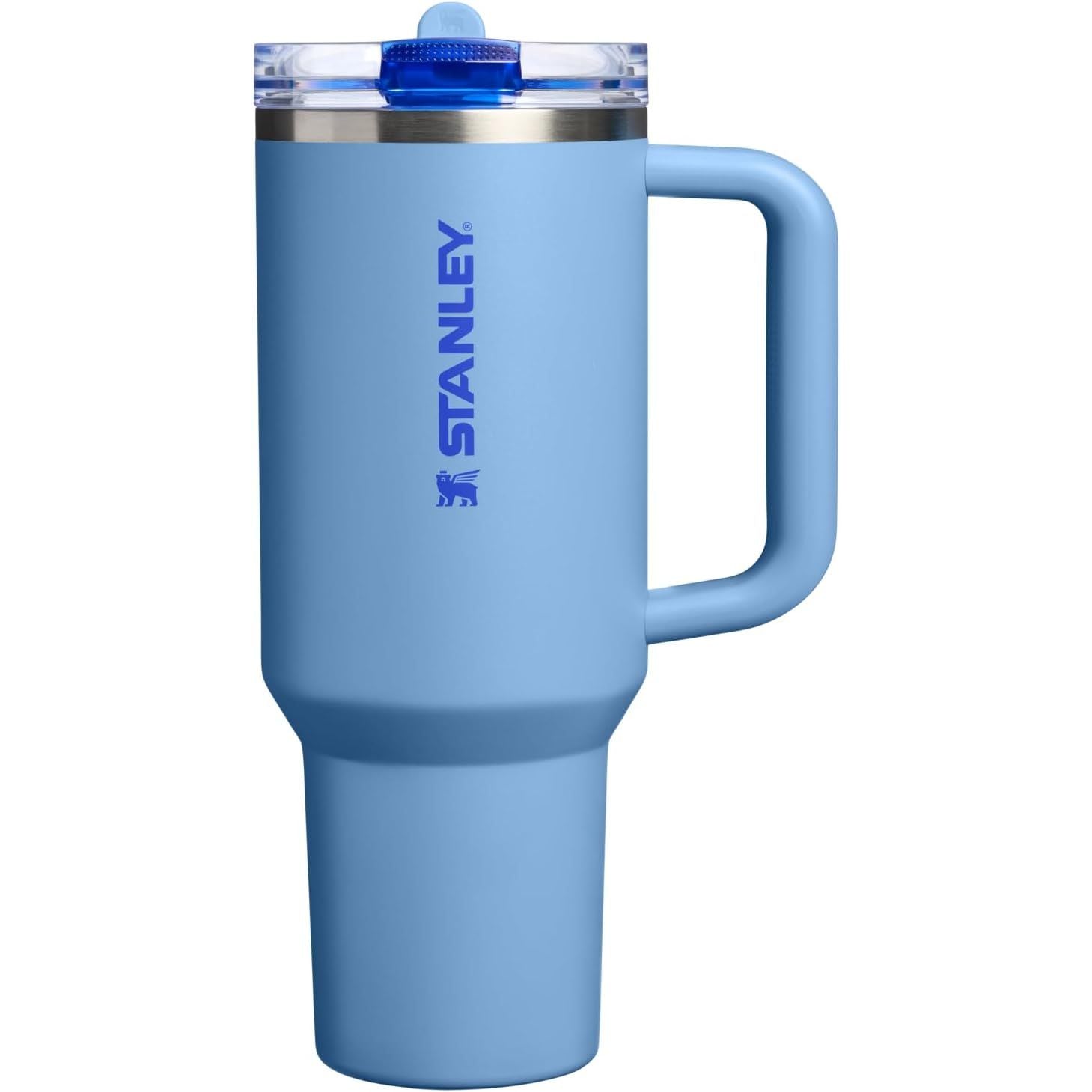 STANLEY Quencher ProTour Flip Straw Tumbler mit auslaufsicherem Deckel 1,2 Liter | Integrierter Strohhalm und Griff | Passt in Becherhalter für Reisen | Isolierter Edelstahlbecher | BPA-frei | Rosenquarz