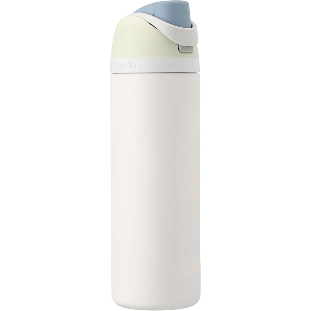 Owala FreeSip Isolierte Edelstahl-Wasserflasche mit Strohhalm für Sport und Reise, BPA-frei, 950 ml, Foggy Tide
