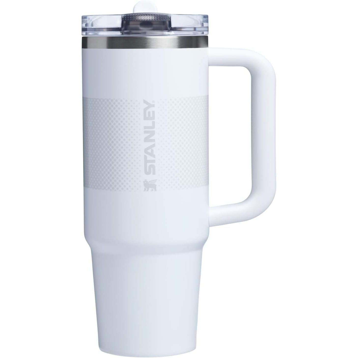 STANLEY Quencher ProTour Flip Straw Tumbler mit auslaufsicherem Deckel 1,2 Liter | Integrierter Strohhalm und Griff | Passt in Becherhalter für Reisen | Isolierter Edelstahlbecher | BPA-frei | Rosenquarz