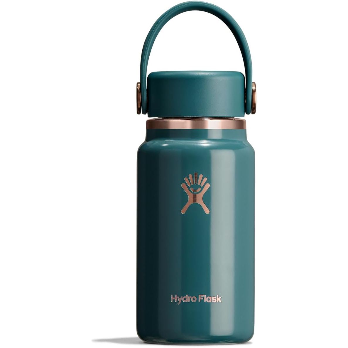 Hydro Flask Micro Bottle – Isolierte, auslaufsichere Mini-Flasche für Handtasche oder Hosentasche in 198 ml Agave Green