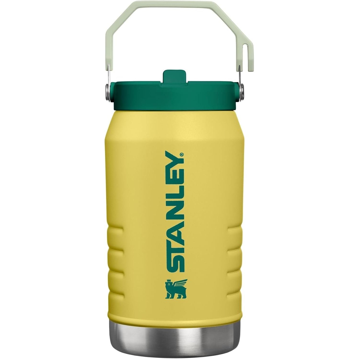 Stanley IceFlow 2.0 Flip Straw Kanne mit Griff 40 oz | Schraubverschluss und hochklappbarer Trinkhalm | Auslaufsicher für Reise und Sport | Isolierter Edelstahl | BPA-frei | Dried Pine