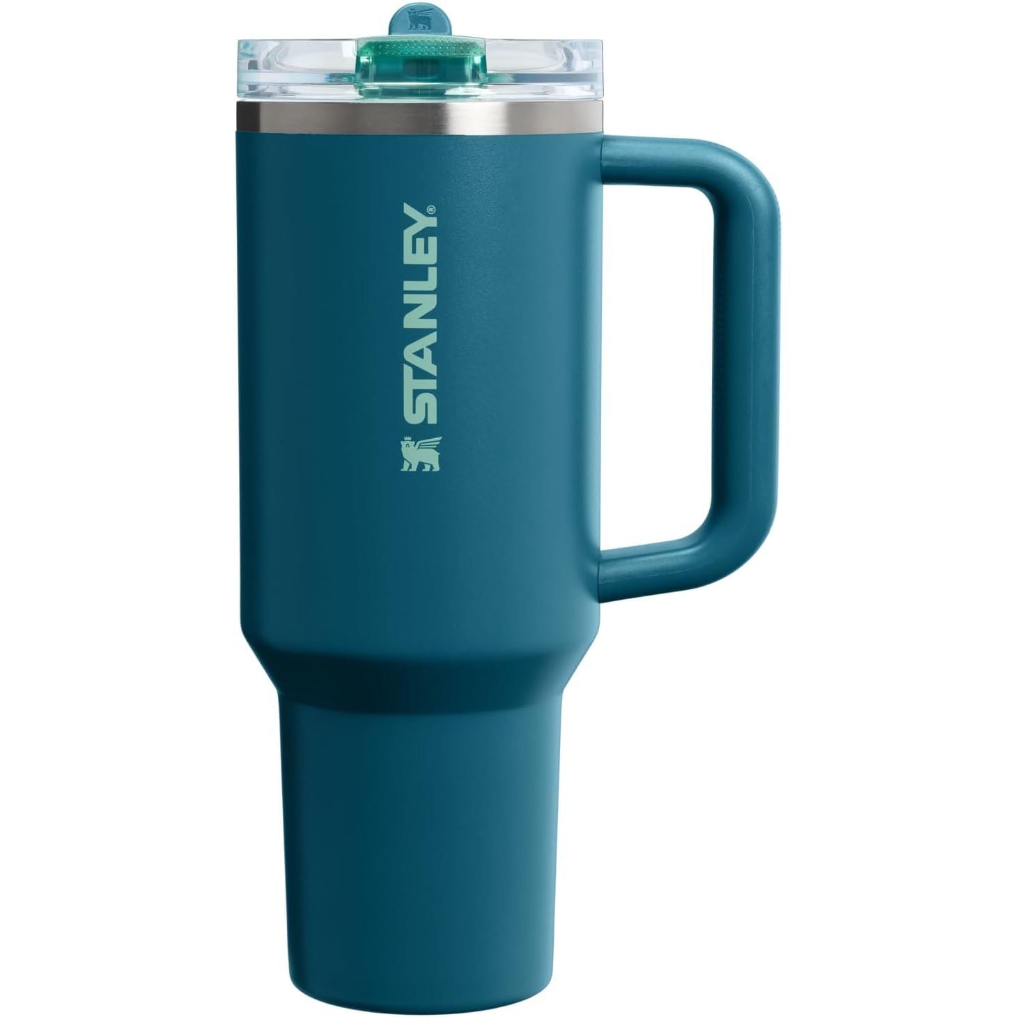 STANLEY Quencher ProTour Flip Straw Tumbler mit auslaufsicherem Deckel 1,2 Liter | Integrierter Strohhalm und Griff | Passt in Becherhalter für Reisen | Isolierter Edelstahlbecher | BPA-frei | Rosenquarz