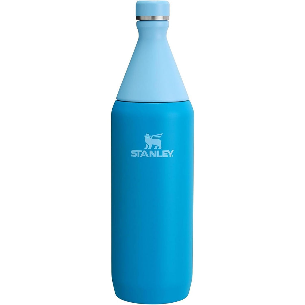 Stanley All Day Slim Bottle 20 oz | Schraubdeckel mit auslaufsicherer Dichtung | Schlankes Design für Reisen und Sport | Isolierter Edelstahl | BPA-frei | Creme