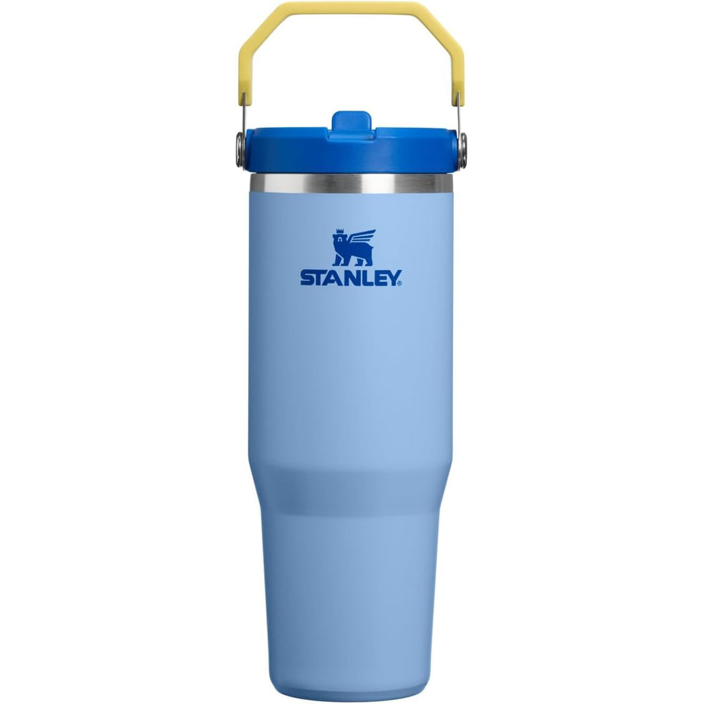 STANLEY IceFlow 2.0 Flip Straw Tumbler mit Griff 887 ml | Drehverschluss und Klappstrohhalm | Auslaufsichere Wasserflasche | Isolierter Edelstahl | BPA-frei | Rose Quarz 2.0