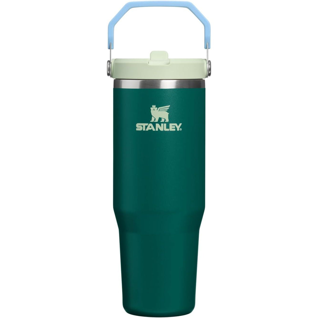 STANLEY IceFlow 2.0 Flip Straw Tumbler mit Griff 887 ml | Drehverschluss und Klappstrohhalm | Auslaufsichere Wasserflasche | Isolierter Edelstahl | BPA-frei | Rose Quarz 2.0