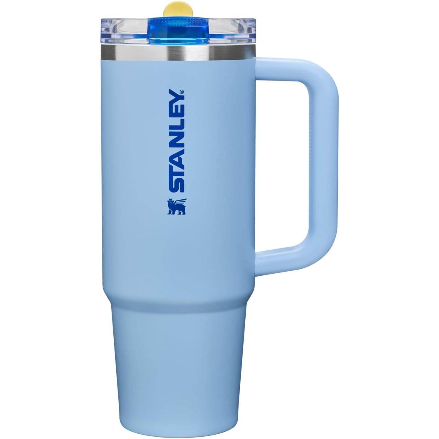 STANLEY Quencher ProTour Flip Straw Tumbler mit auslaufsicherem Deckel 1,2 Liter | Integrierter Strohhalm und Griff | Passt in Becherhalter für Reisen | Isolierter Edelstahlbecher | BPA-frei | Rosenquarz