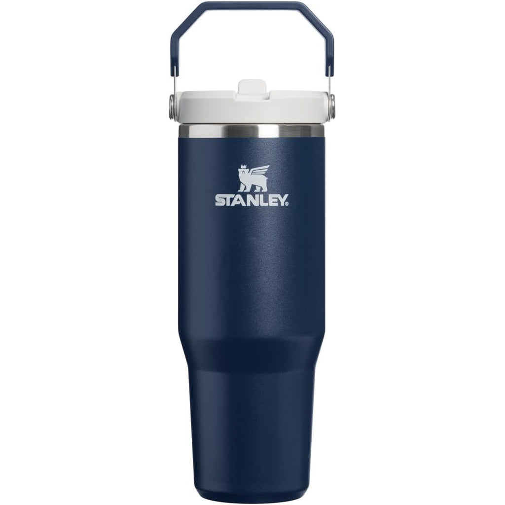 STANLEY IceFlow 2.0 Flip Straw Tumbler mit Griff 887 ml | Drehverschluss und Klappstrohhalm | Auslaufsichere Wasserflasche | Isolierter Edelstahl | BPA-frei | Rose Quarz 2.0