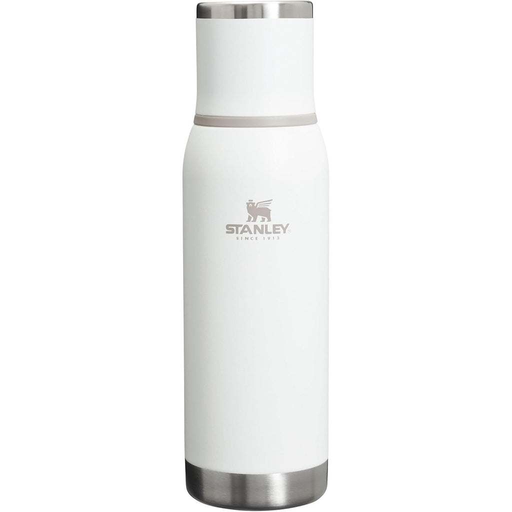 Stanley Adventure-To-Go Vakuumflasche 1,1 l | Weithals mit auslaufsicherem Tassendeckel | Hält Getränke heiß oder kalt | Kompakt für Reisen | Isolierte Edelstahl-Thermflasche | BPA-frei | Spring Green