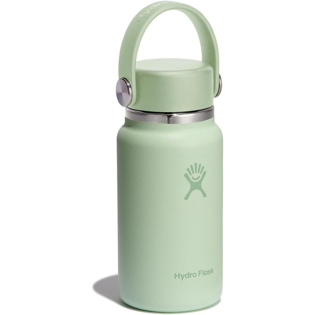 Hydro Flask Micro Bottle – Auslaufsichere Taschenflasche – Isolierte Mini-Wasserflasche 198 ml Aloe
