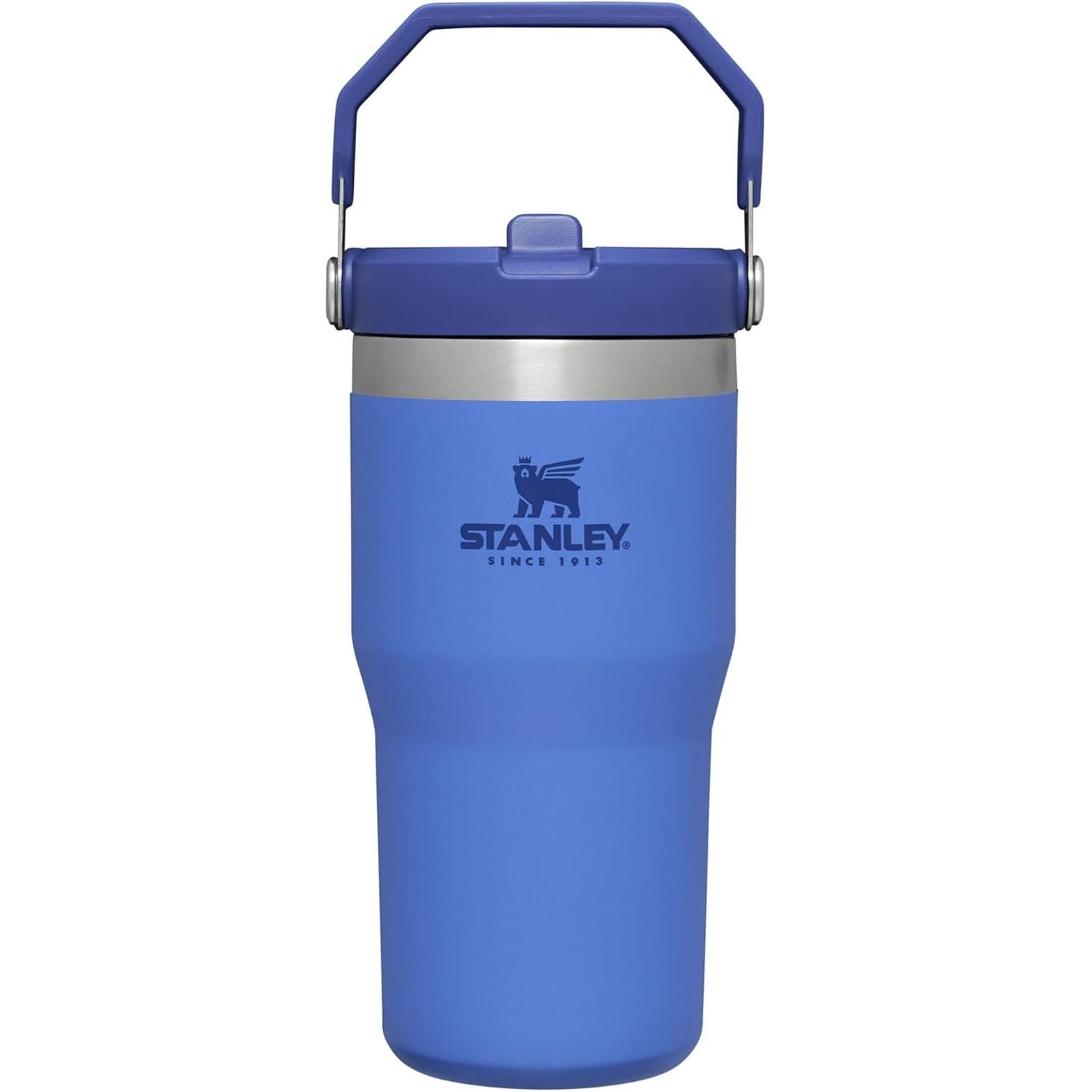STANLEY IceFlow 2.0 Flip Straw Tumbler mit Griff 887 ml | Drehverschluss und Klappstrohhalm | Auslaufsichere Wasserflasche | Isolierter Edelstahl | BPA-frei | Rose Quarz 2.0