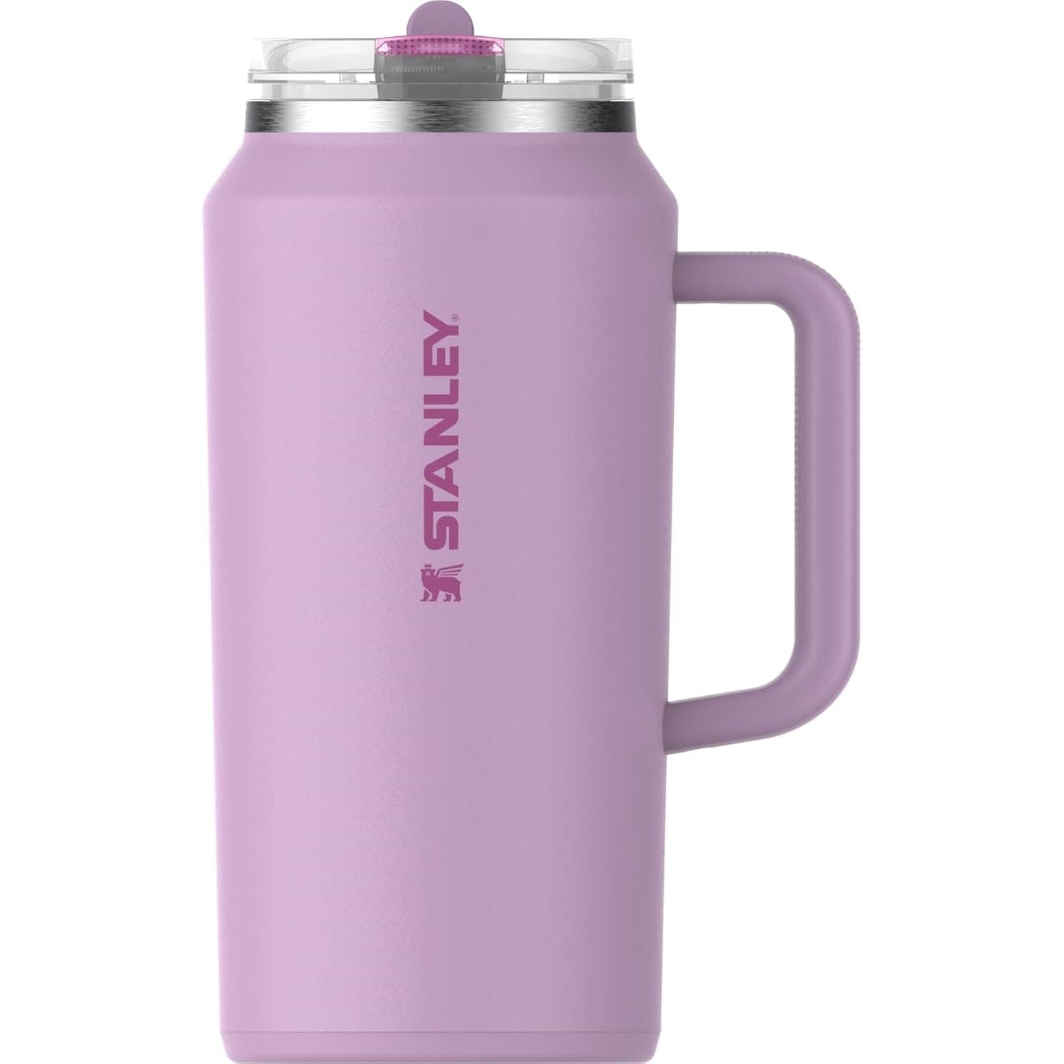 STANLEY Quencher ProTour Flip Straw Tumbler mit auslaufsicherem Deckel 1,2 Liter | Integrierter Strohhalm und Griff | Passt in Becherhalter für Reisen | Isolierter Edelstahlbecher | BPA-frei | Rosenquarz