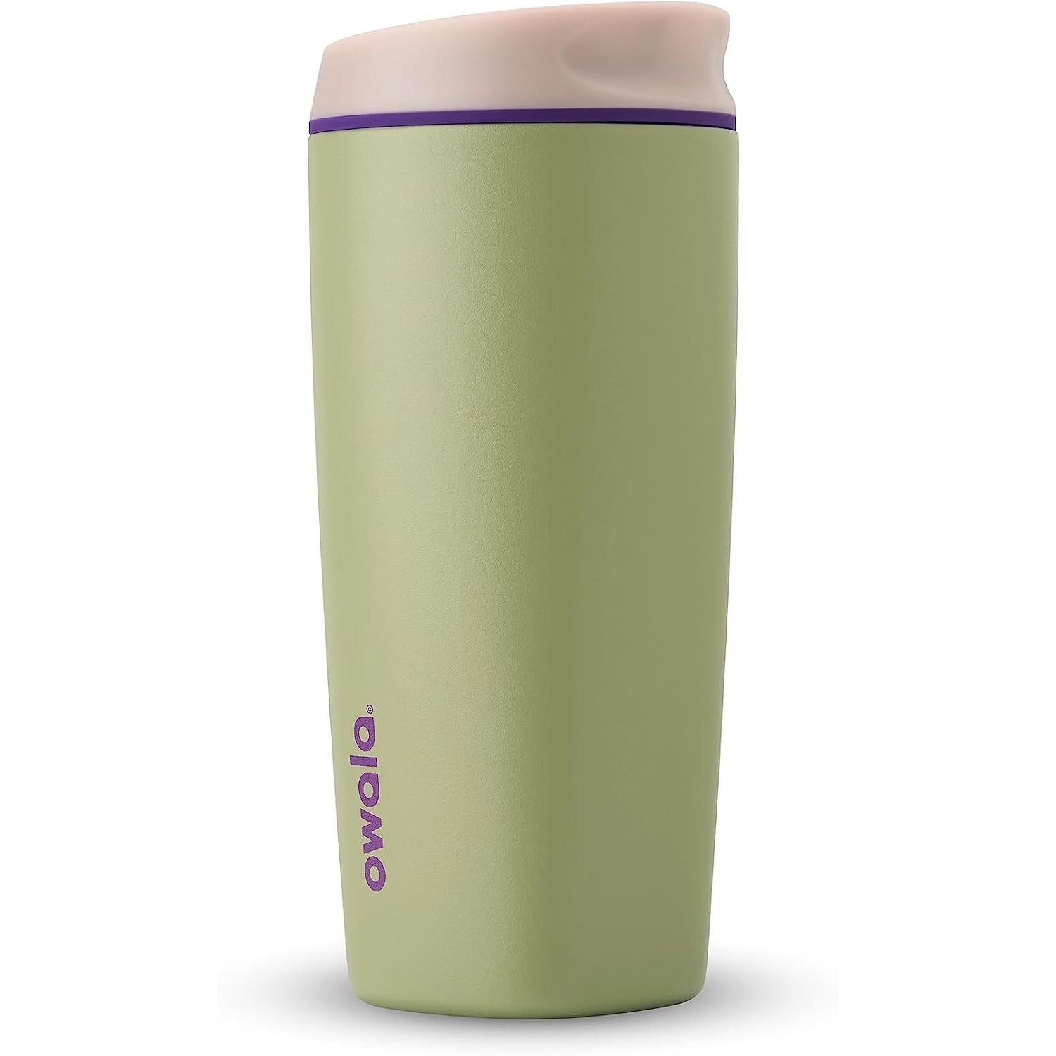 Owala SmoothSip Isolierter Edelstahl-Kaffeebecher, wiederverwendbarer Eiskaffeebecher, Heißkaffee-Reisebecher, BPA-frei, 590 ml, Pink (Watermelon Breeze)