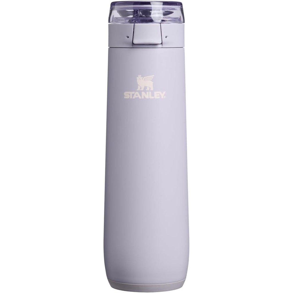 STANLEY Flowstate™ Spring Bottle | Auslaufsichere Trinkflasche mit Tragegriff & aufklappbarem Verschluss | Isolierter Edelstahl | Passt in die meisten Getränkehalter | BPA-frei | 590 ml | Champagner