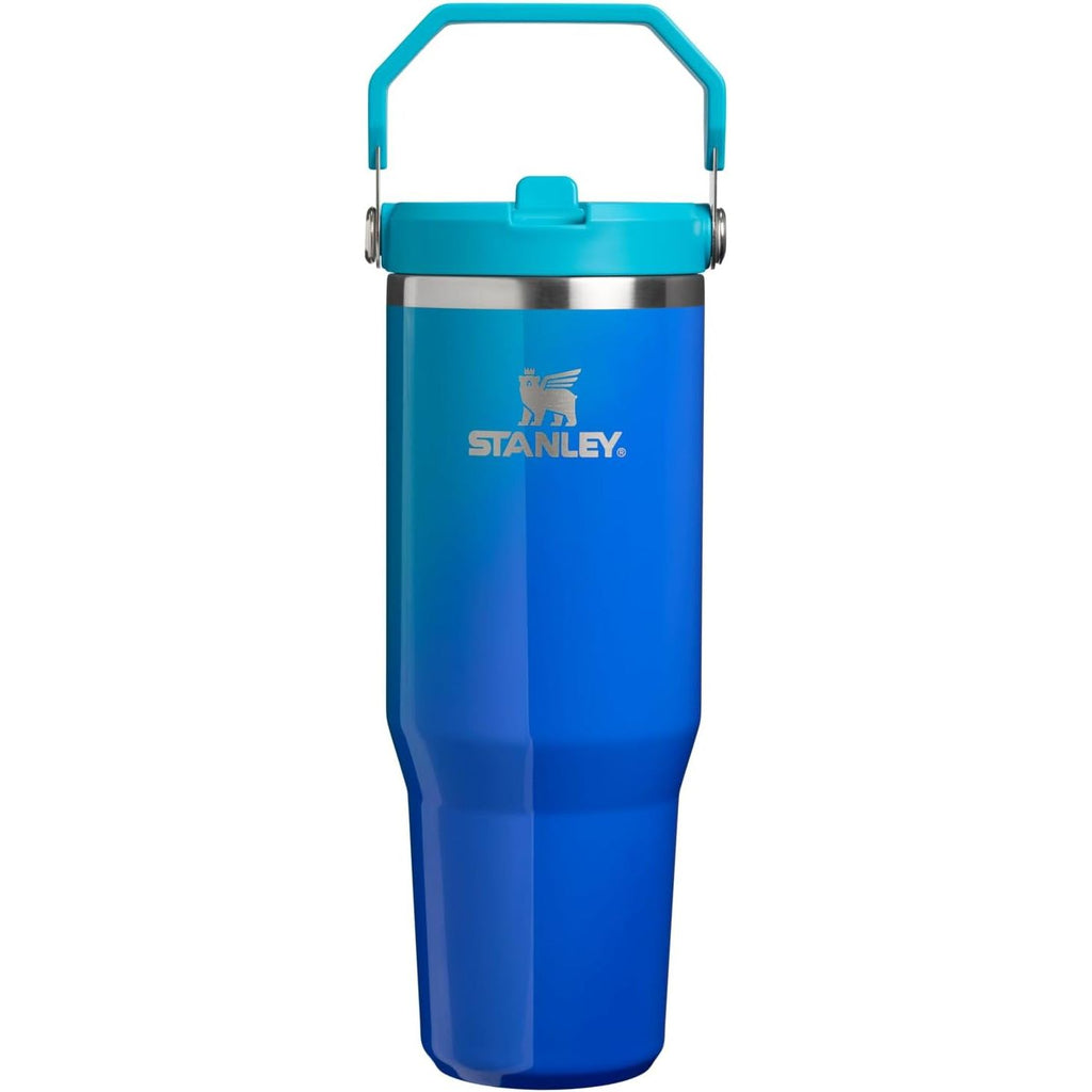 STANLEY IceFlow 2.0 Flip Straw Tumbler mit Griff 887 ml | Drehverschluss und Klappstrohhalm | Auslaufsichere Wasserflasche | Isolierter Edelstahl | BPA-frei | Rose Quarz 2.0