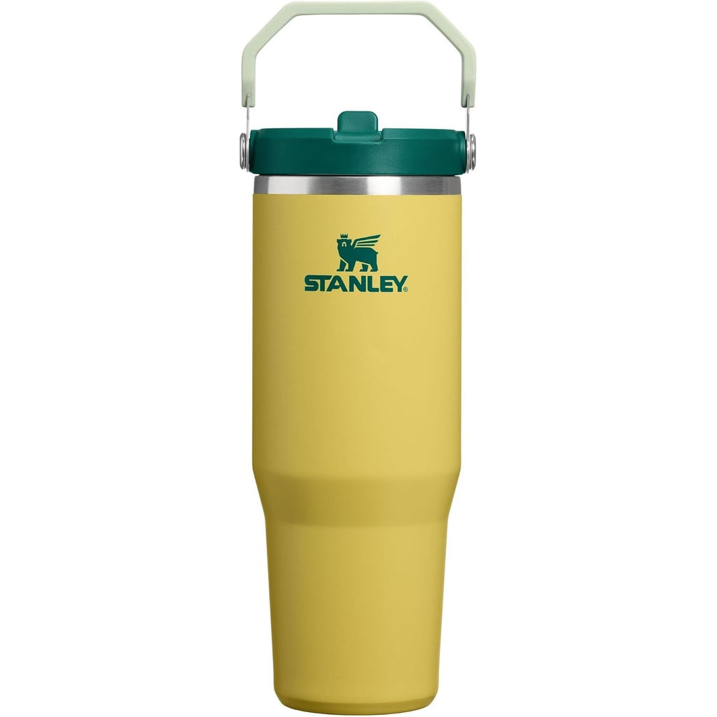 STANLEY IceFlow 2.0 Flip Straw Tumbler mit Griff 887 ml | Drehverschluss und Klappstrohhalm | Auslaufsichere Wasserflasche | Isolierter Edelstahl | BPA-frei | Rose Quarz 2.0