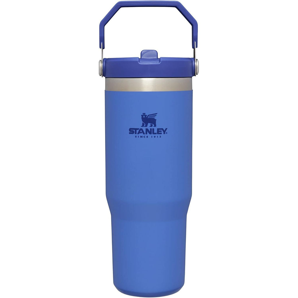 STANLEY IceFlow 2.0 Flip Straw Tumbler mit Griff 887 ml | Drehverschluss und Klappstrohhalm | Auslaufsichere Wasserflasche | Isolierter Edelstahl | BPA-frei | Rose Quarz 2.0