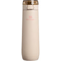STANLEY Flowstate™ Spring Bottle | Auslaufsichere Trinkflasche mit Tragegriff & aufklappbarem Verschluss | Isolierter Edelstahl | Passt in die meisten Getränkehalter | BPA-frei | 590 ml | Champagner