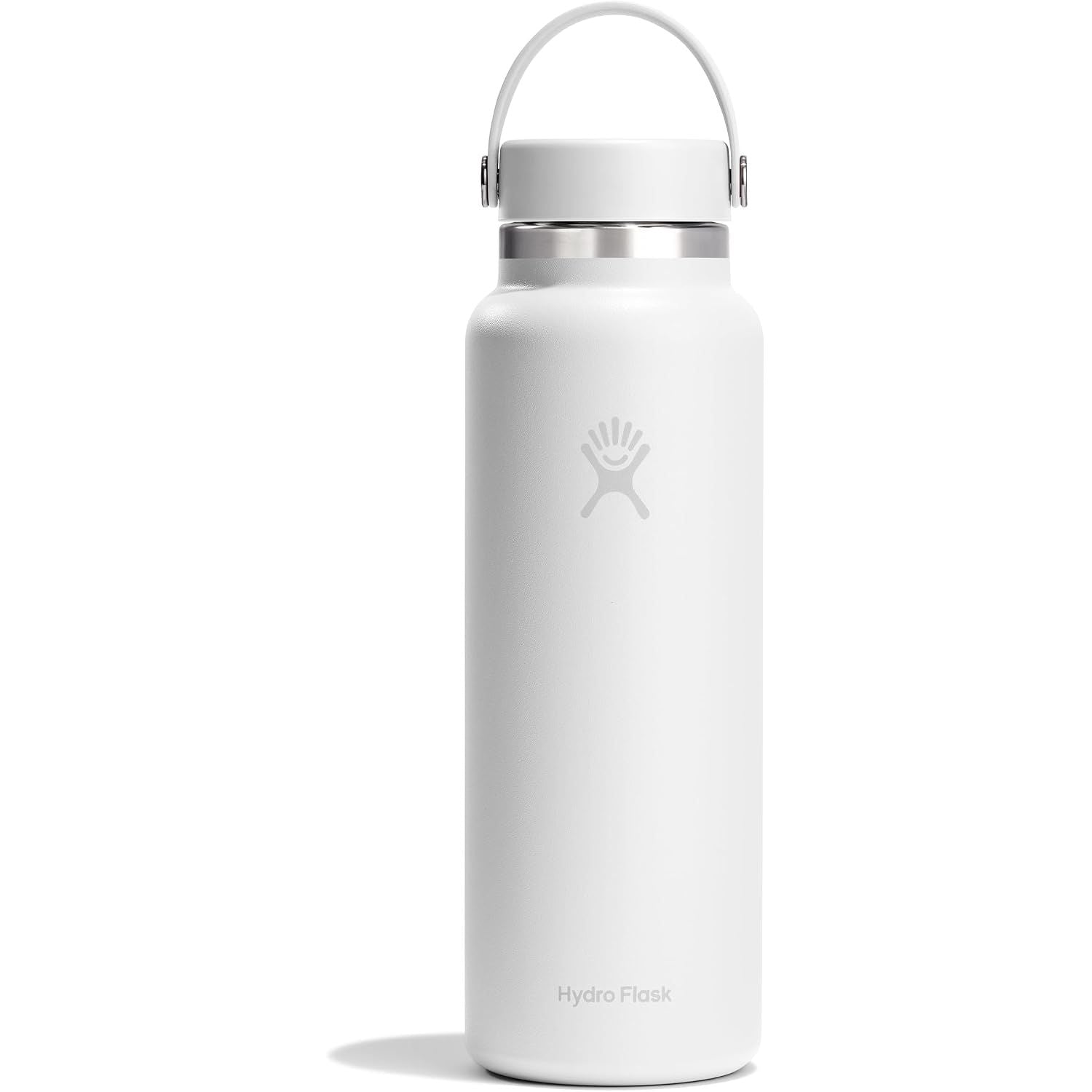 Hydro Flask Wasserflasche – isolierter Edelstahl – Weithals-Flex-Deckel, auslaufsicher, tropffrei und wiederbefüllbar, 590 ml Harbor Blue