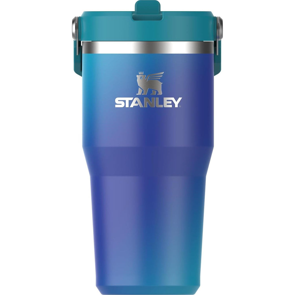 STANLEY IceFlow 2.0 Flip Straw Tumbler mit Griff 887 ml | Drehverschluss und Klappstrohhalm | Auslaufsichere Wasserflasche | Isolierter Edelstahl | BPA-frei | Rose Quarz 2.0