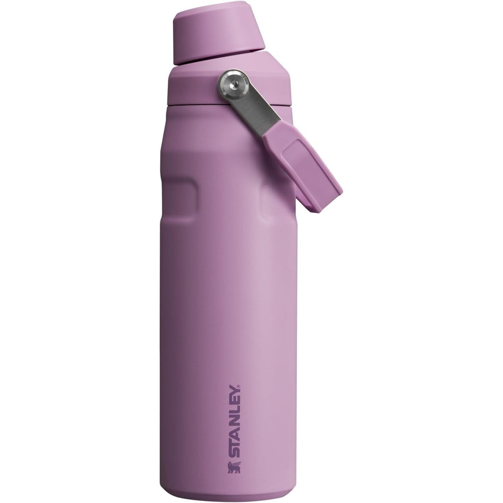 Stanley IceFlow Fast Flow Wasserflasche 709 ml | Abgewinkelter Ausgießerdeckel | Leicht und auslaufsicher für Reisen und Sport | Isolierter Edelstahl | BPA-frei | Rosenquarz