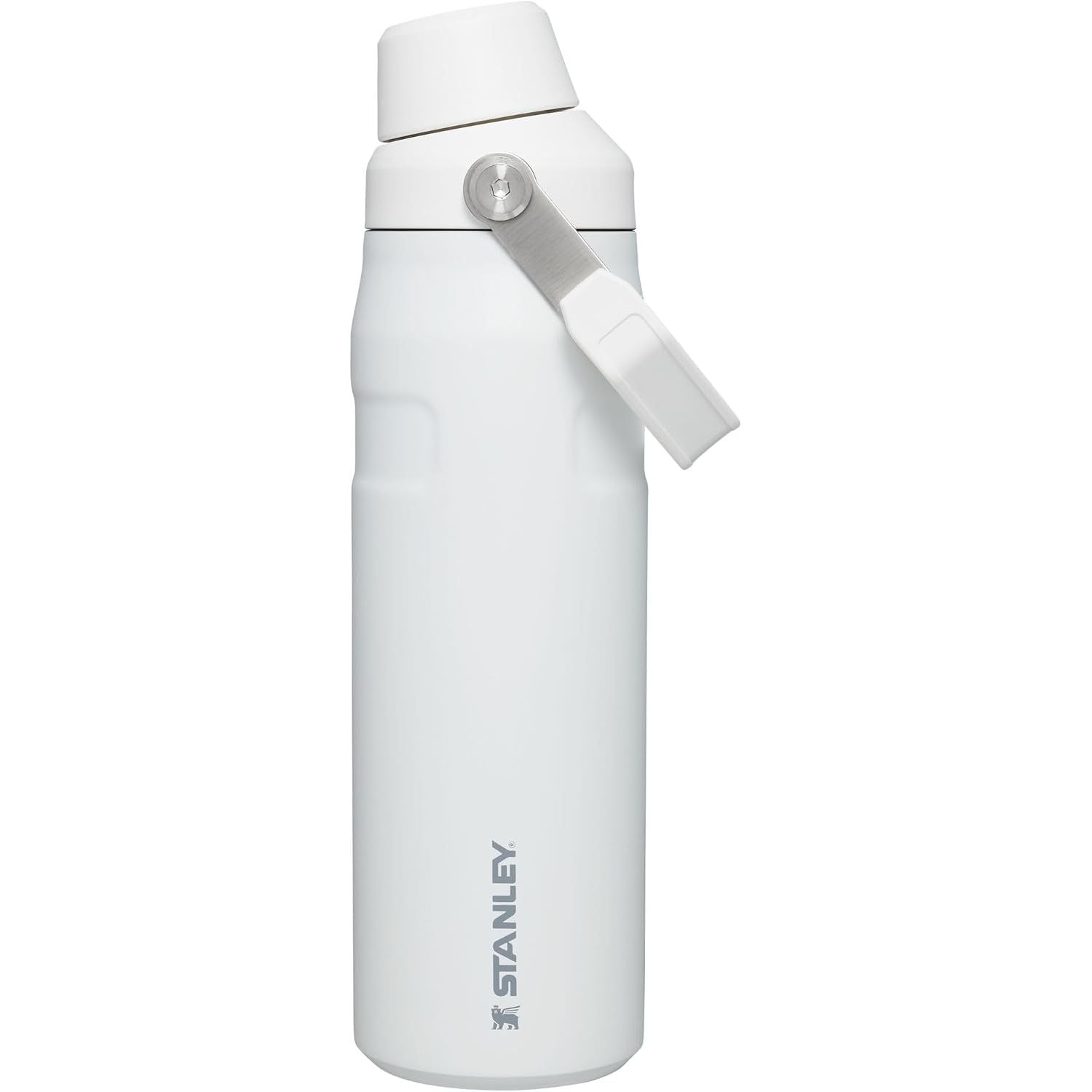 Stanley IceFlow Fast Flow Wasserflasche 709 ml | Abgewinkelter Ausgießerdeckel | Leicht und auslaufsicher für Reisen und Sport | Isolierter Edelstahl | BPA-frei | Rosenquarz