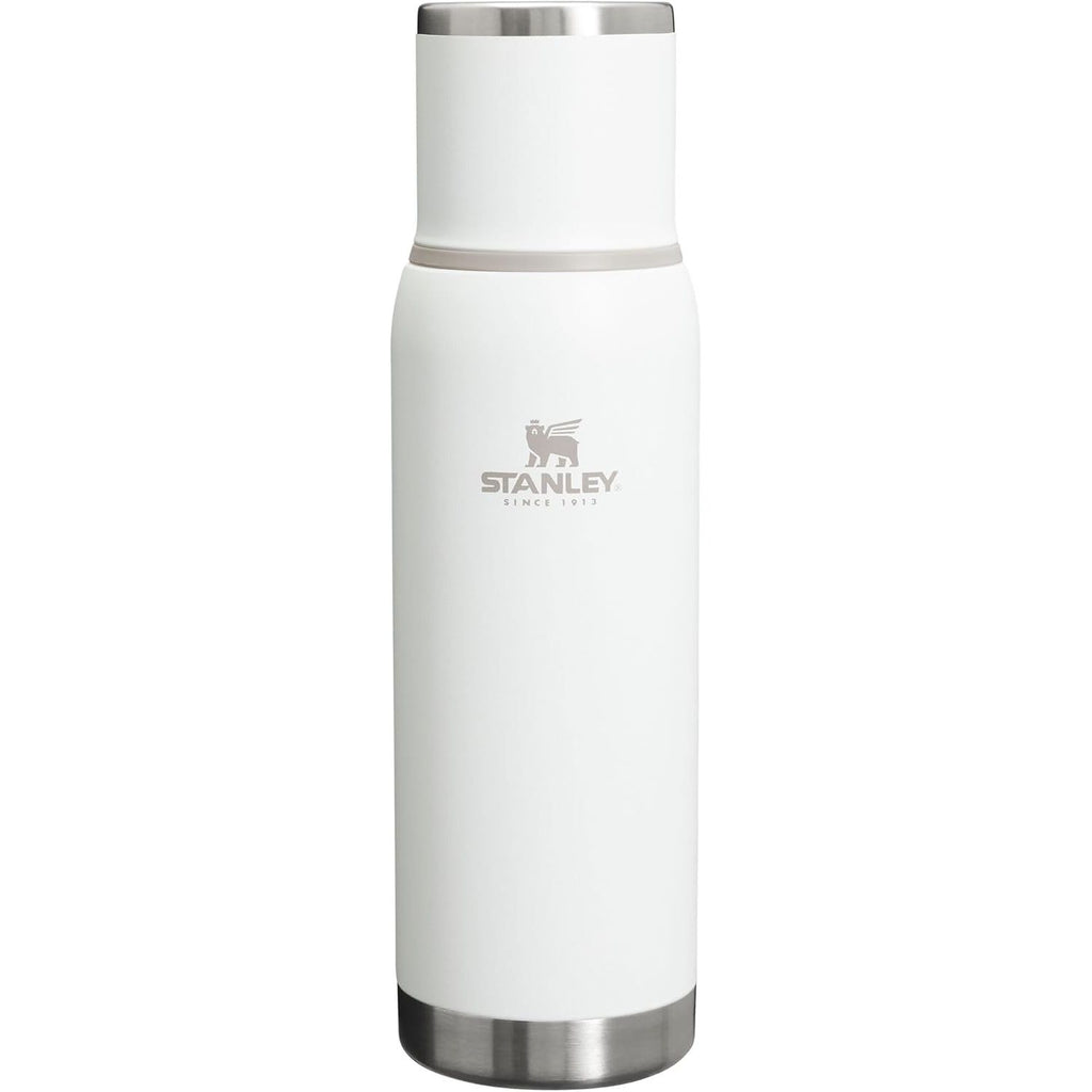 Stanley Adventure-To-Go Vakuumflasche 1,1 l | Weithals mit auslaufsicherem Tassendeckel | Hält Getränke heiß oder kalt | Kompakt für Reisen | Isolierte Edelstahl-Thermflasche | BPA-frei | Spring Green